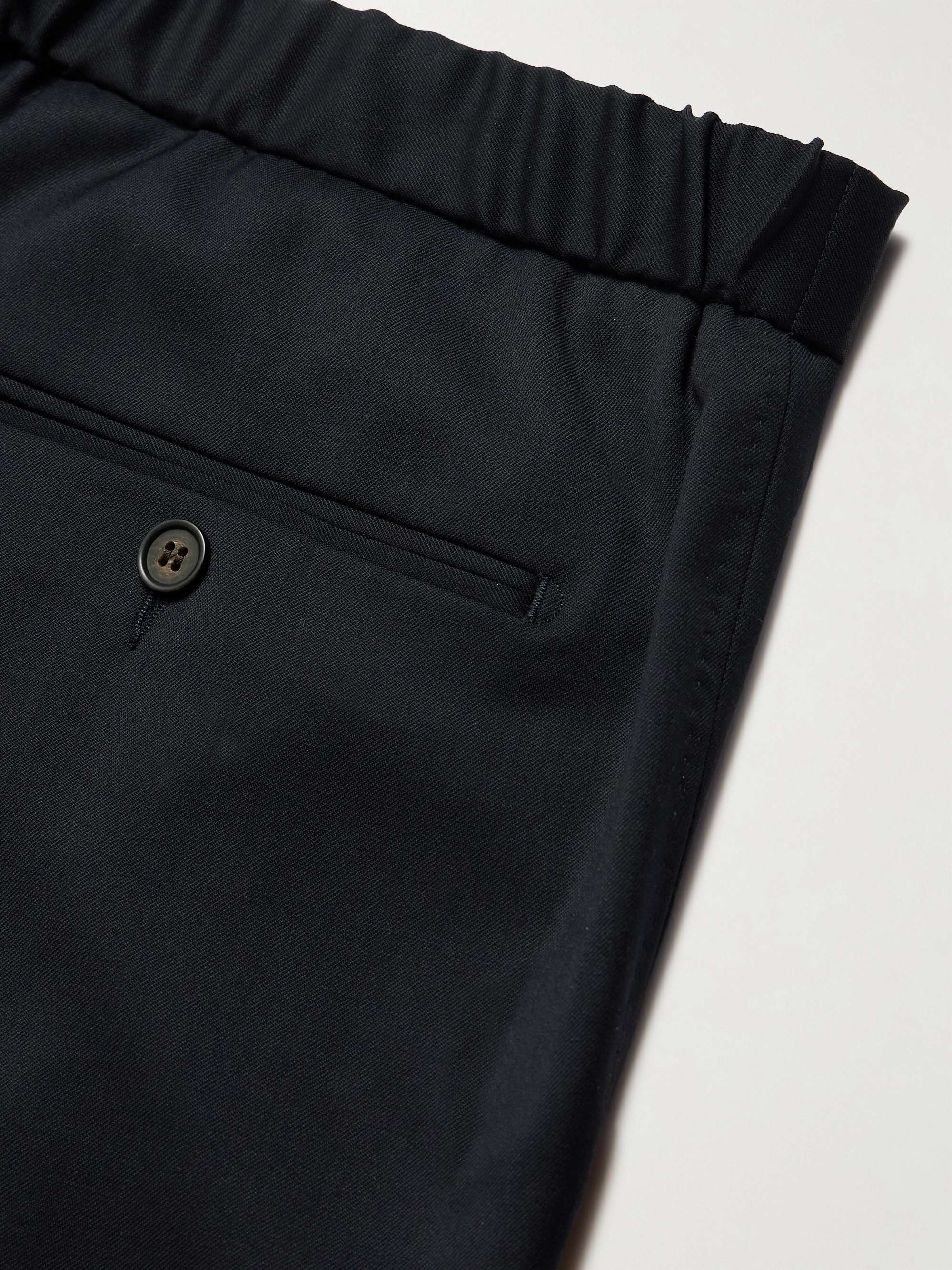 MR P. Tapered Wool Drawstring Trousers for Men | MR PORTER