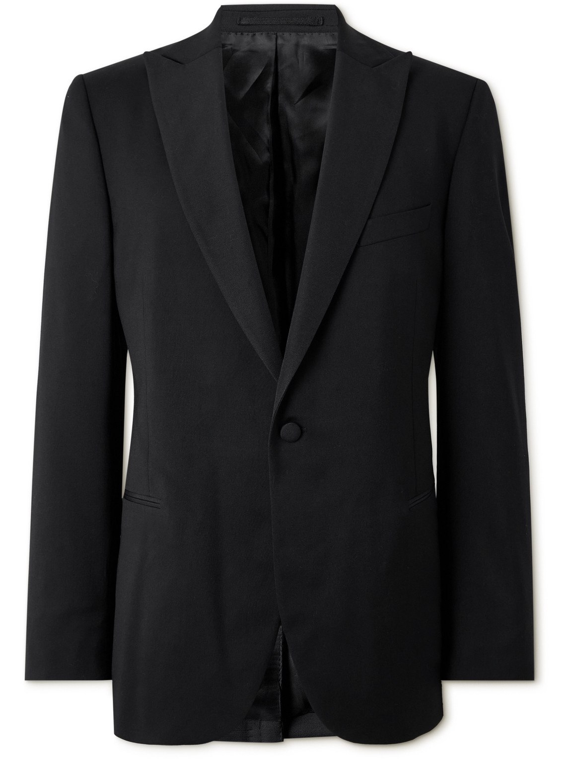 Mr P Wool Tuxedo Jacket In Black