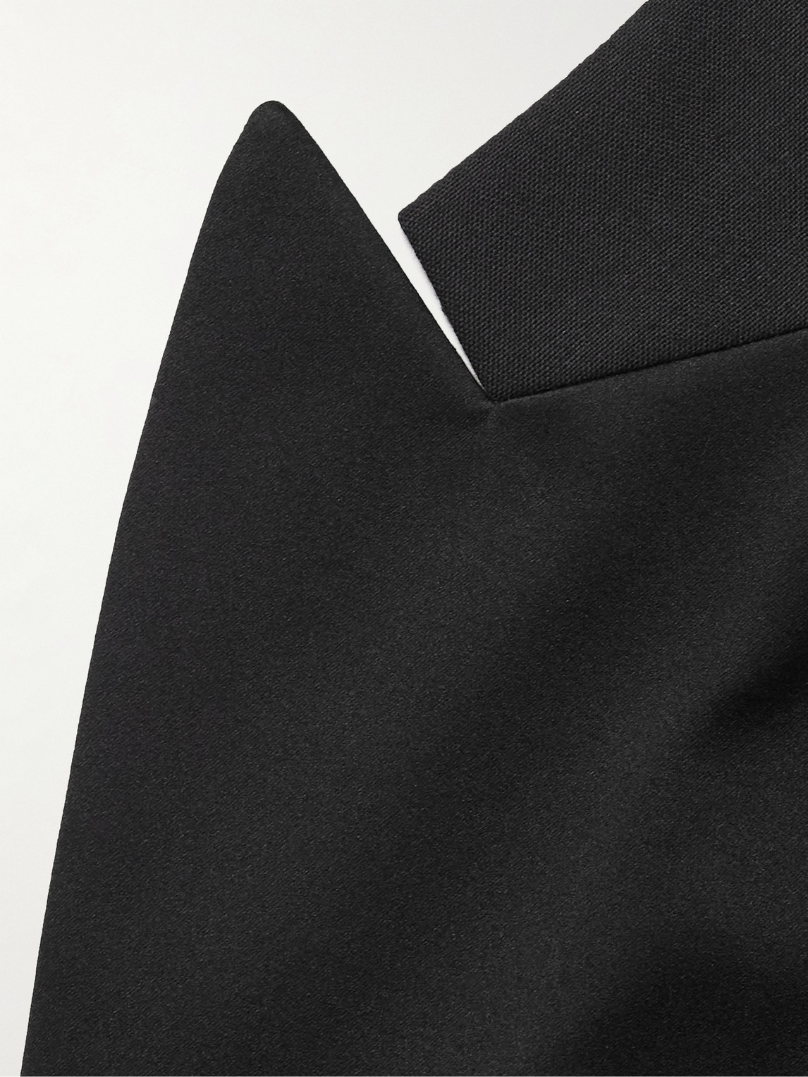 Shop Richard James Slim-fit Wool Tuxedo Jacket In Black