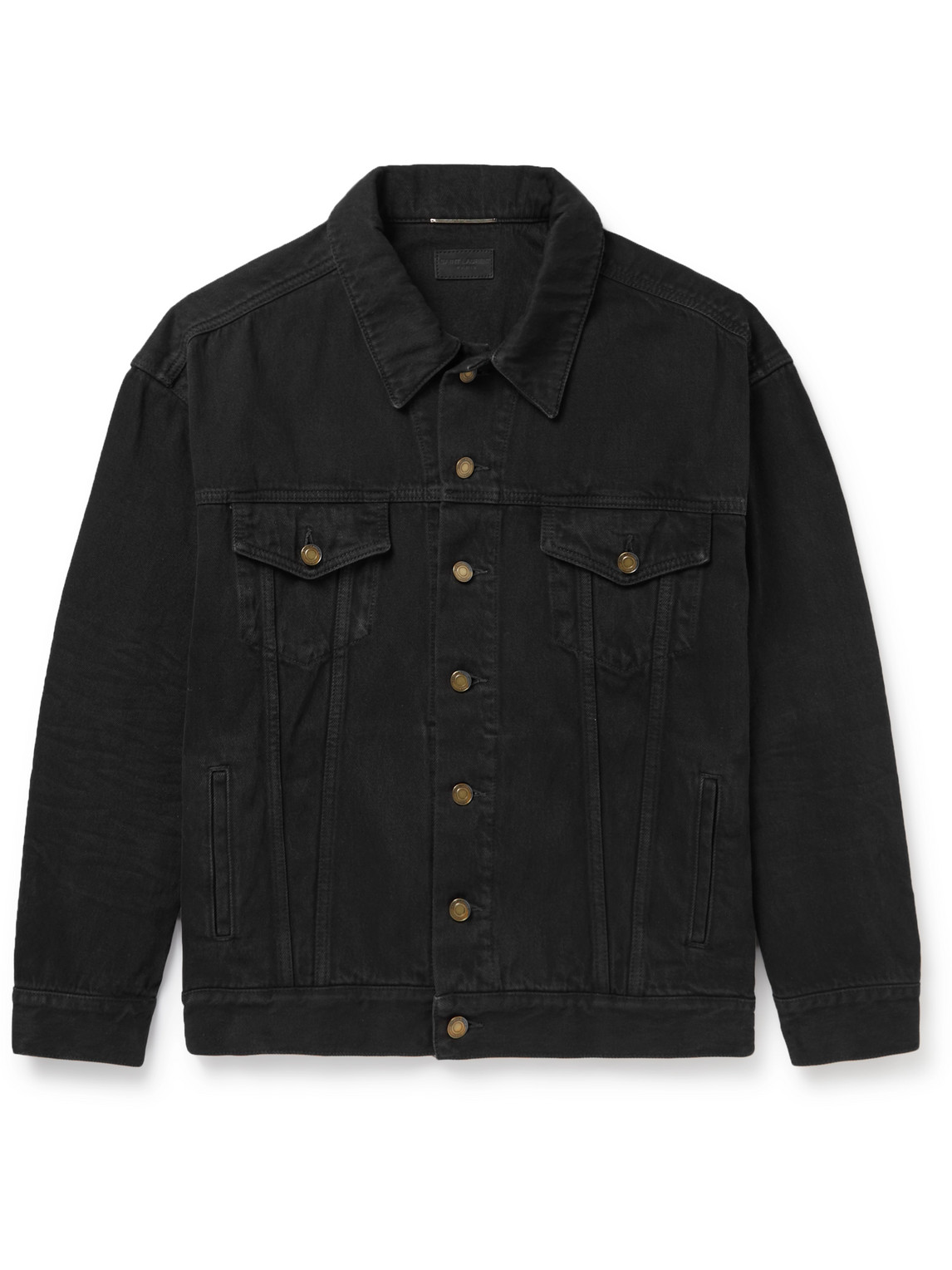 Shop Saint Laurent Denim Jacket In Unknown