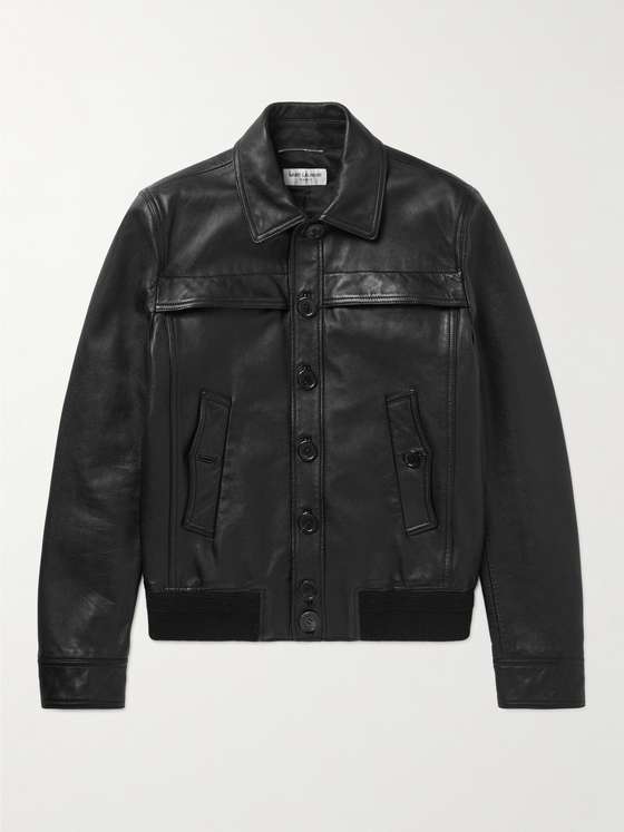 SAINT LAURENT Padded Leather Jacket for Men | MR PORTER
