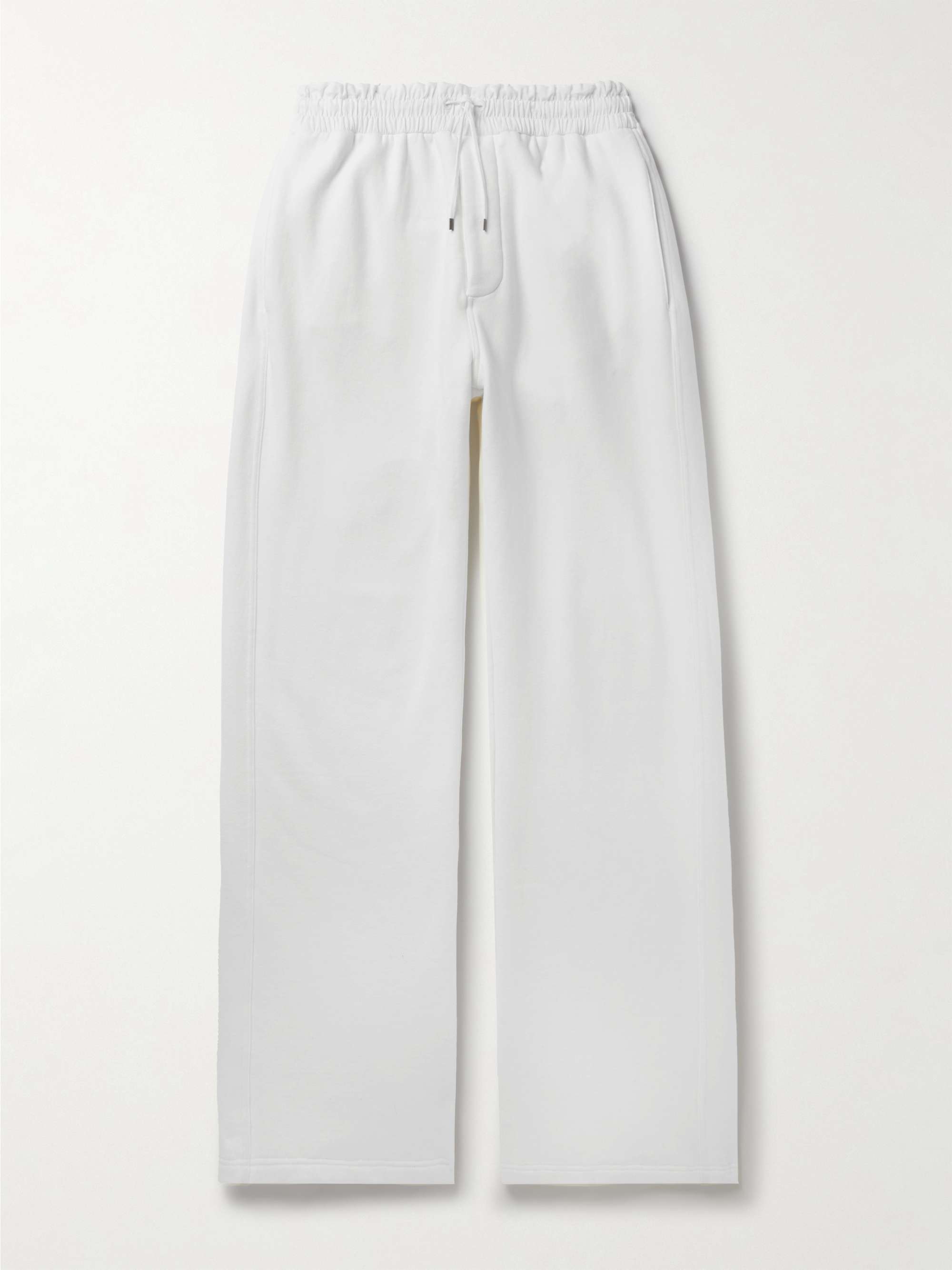 SAINT LAURENT Wide-Leg Cotton-Jersey Sweatpants for Men