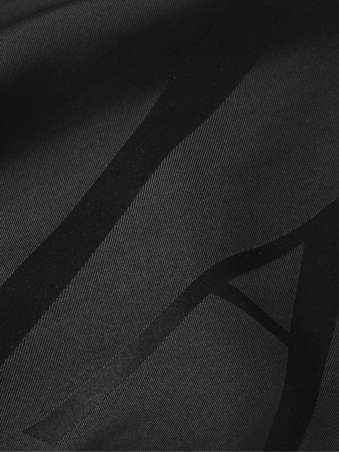 Shop Saint Laurent Logo-jacquard Silk-twill Track Jacket In Unknown