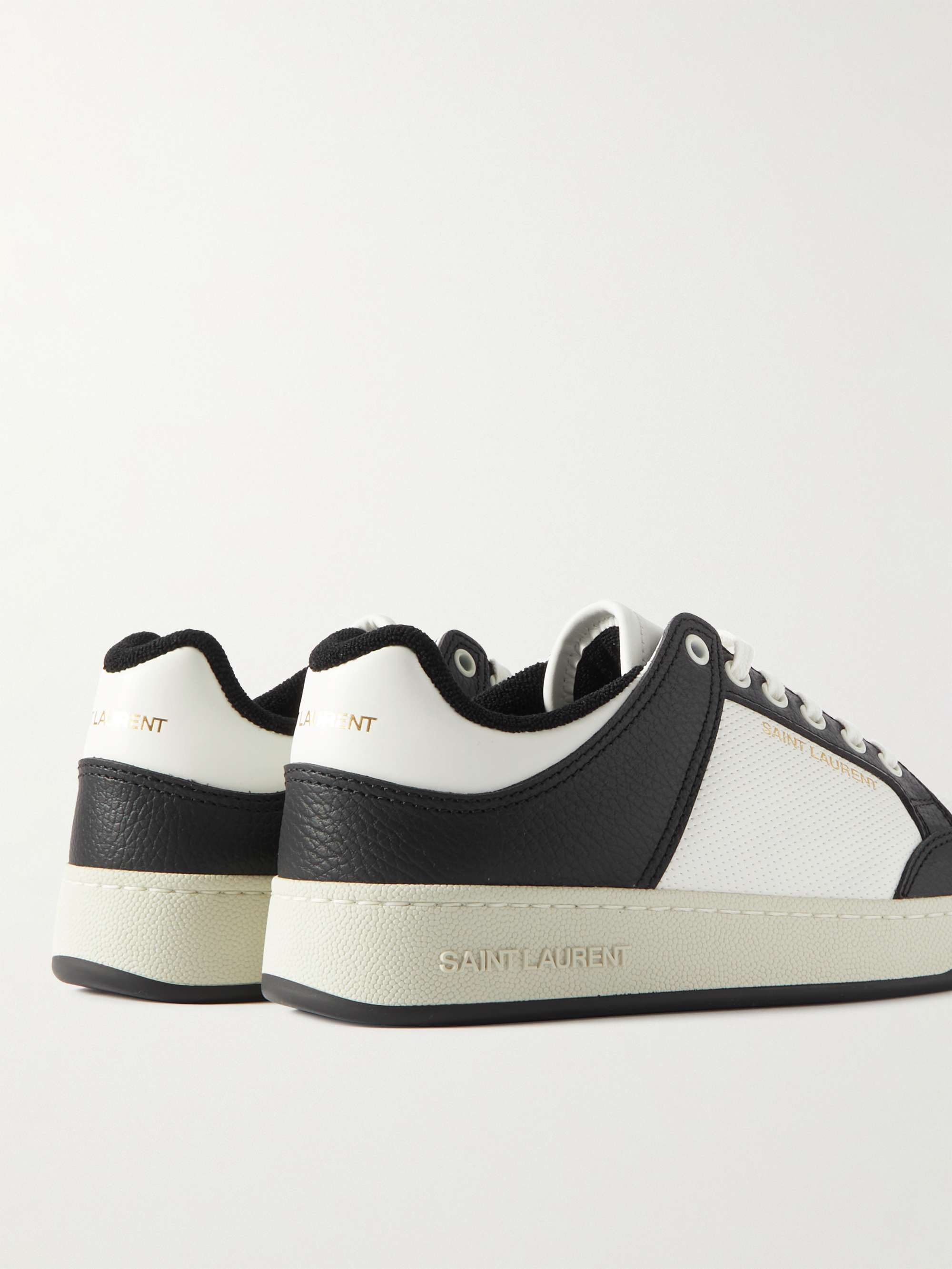 SAINT LAURENT SL/61 Perforated Leather Sneakers