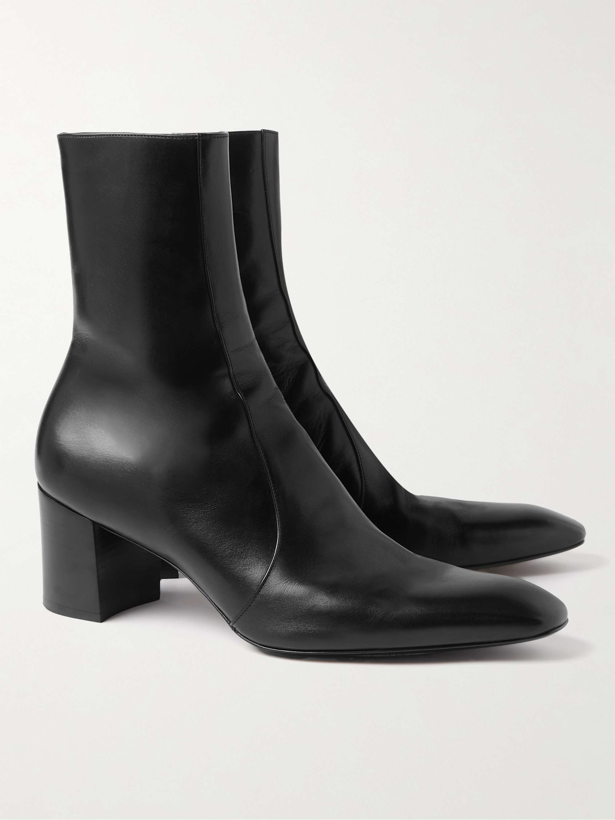 SAINT LAURENT XIV Leather Chelsea Boots for Men | MR PORTER
