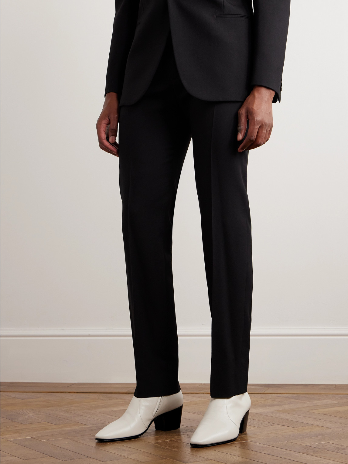 SAINT LAURENT Vassili 60 Leather Boots | Smart Closet