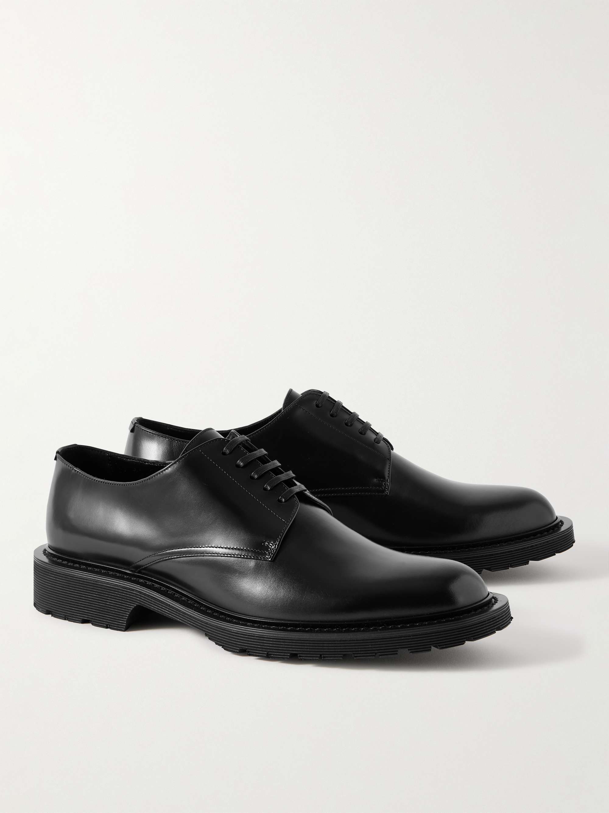 SAINT LAURENT Leather Derby Shoes for Men | MR PORTER