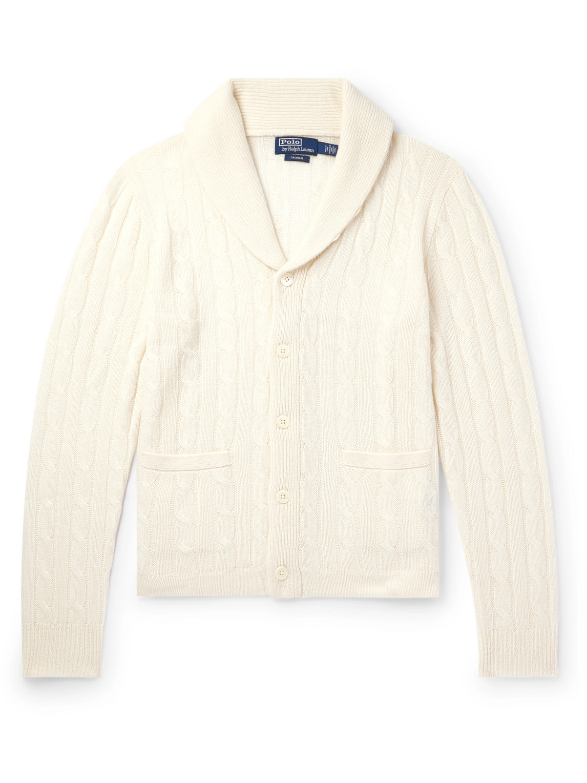 Polo Ralph Lauren - Shawl-Collar Cable-Knit Cashmere Cardigan - Men -  Neutrals - XS for Men