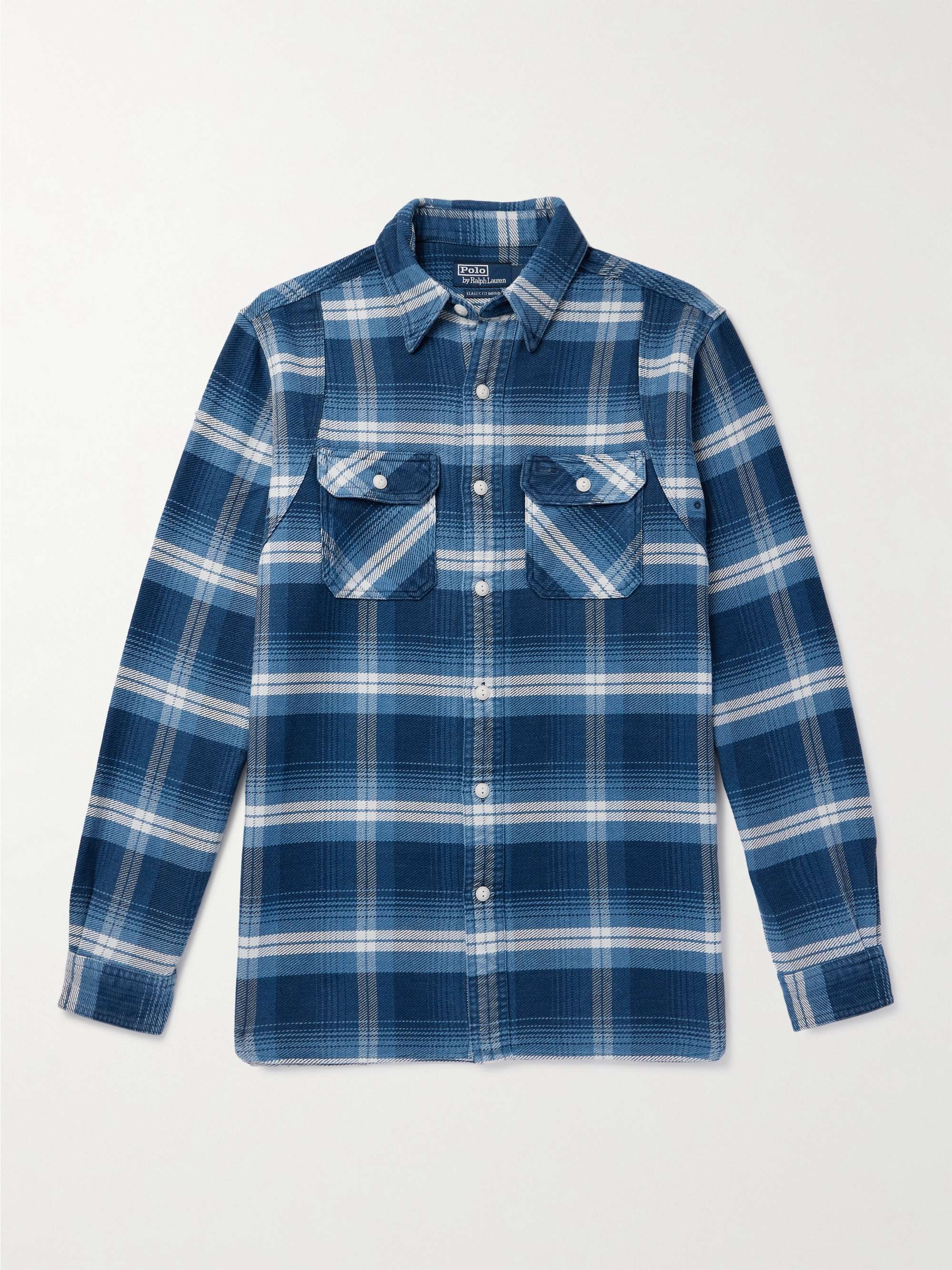 POLO RALPH LAUREN Checked Cotton-Flannel Shirt for Men | MR PORTER