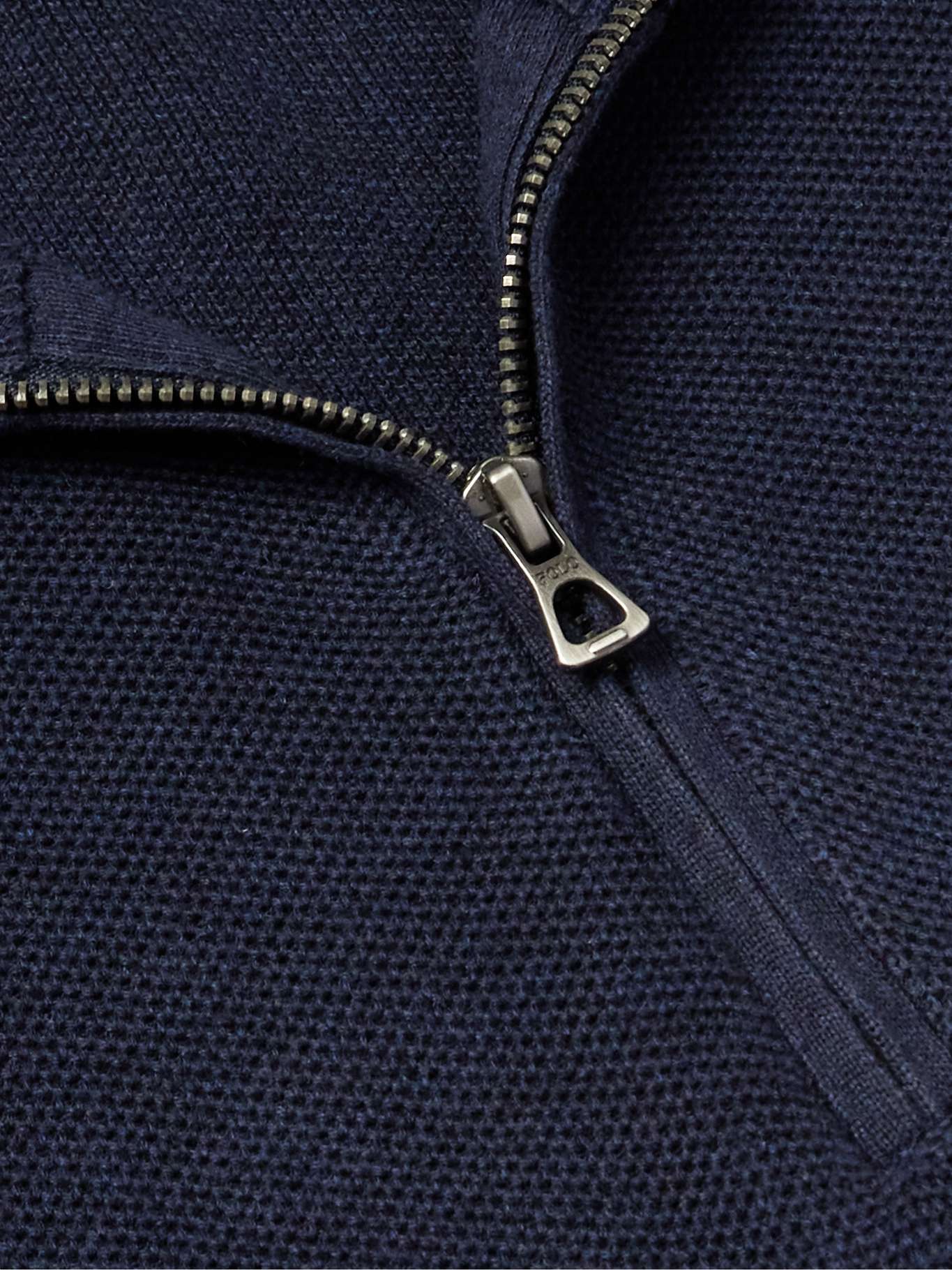 Limited Edition Ribbed Polo Sweater