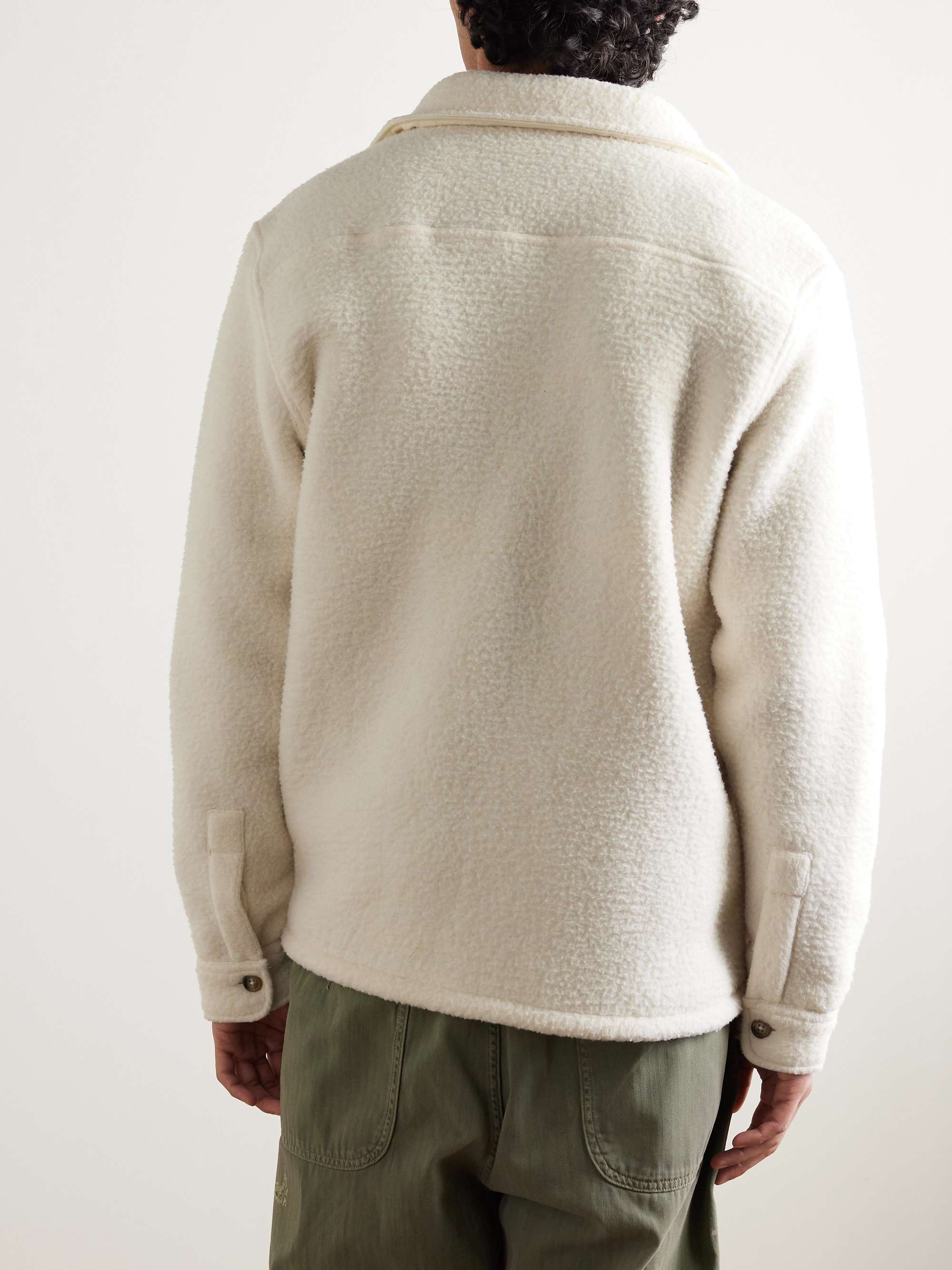POLO RALPH LAUREN Cotton-Blend Fleece Overshirt for Men | MR PORTER