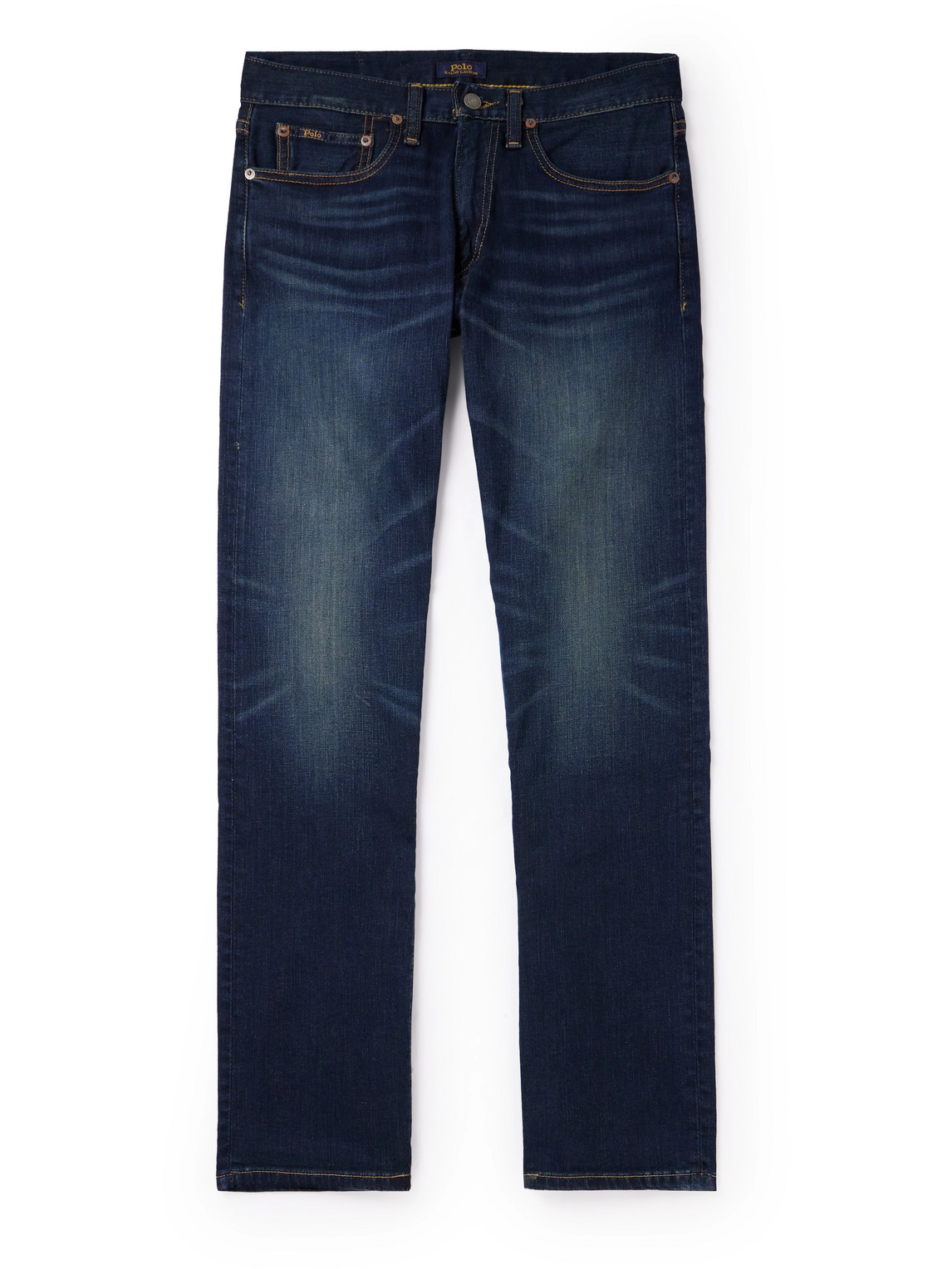 Polo Ralph Lauren Varick Slim-fit Straight-leg Jeans In Blue