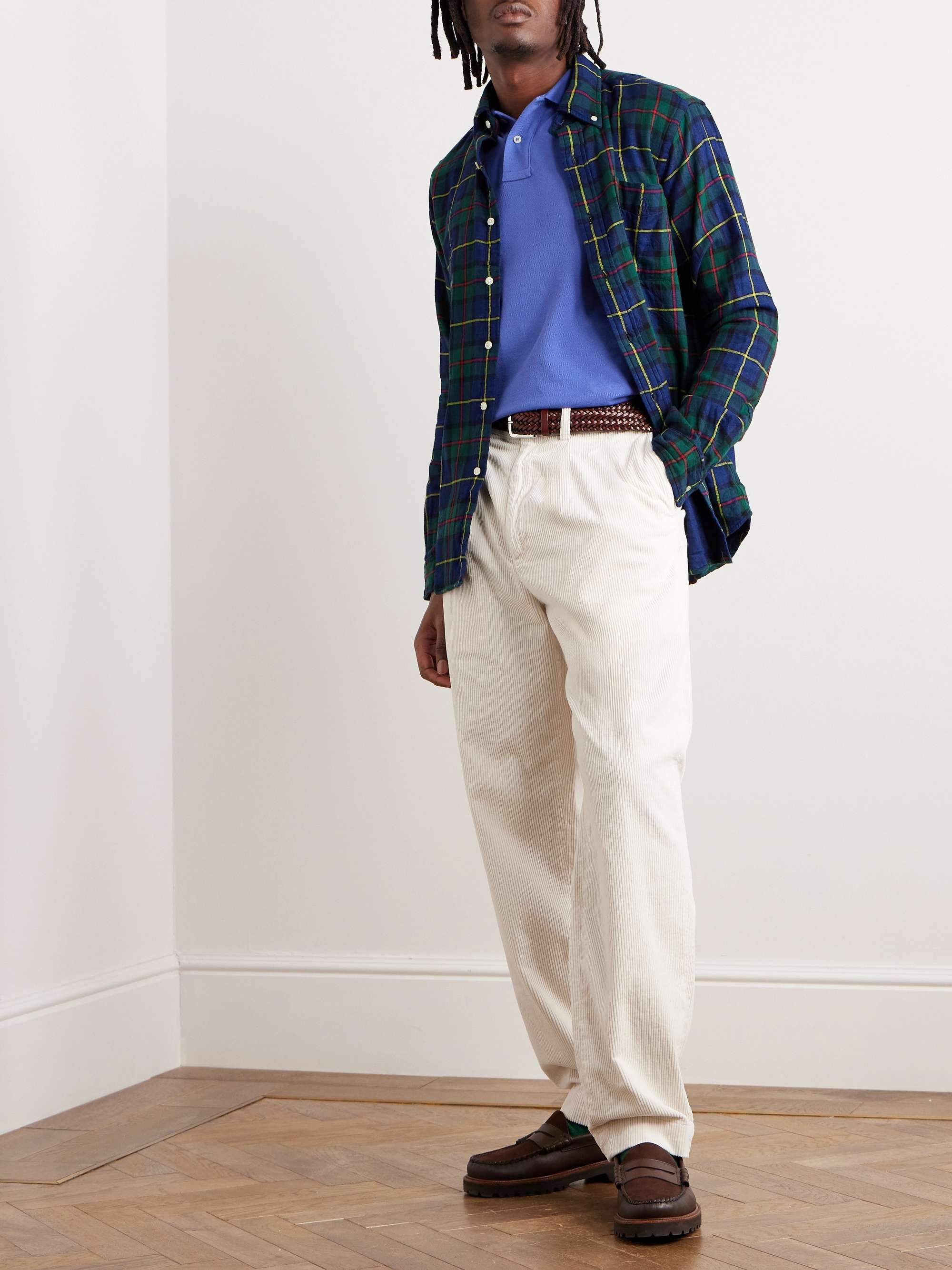 POLO RALPH LAUREN Slim-Fit Logo-Embroidered Cotton-Piqué Polo Shirt for ...