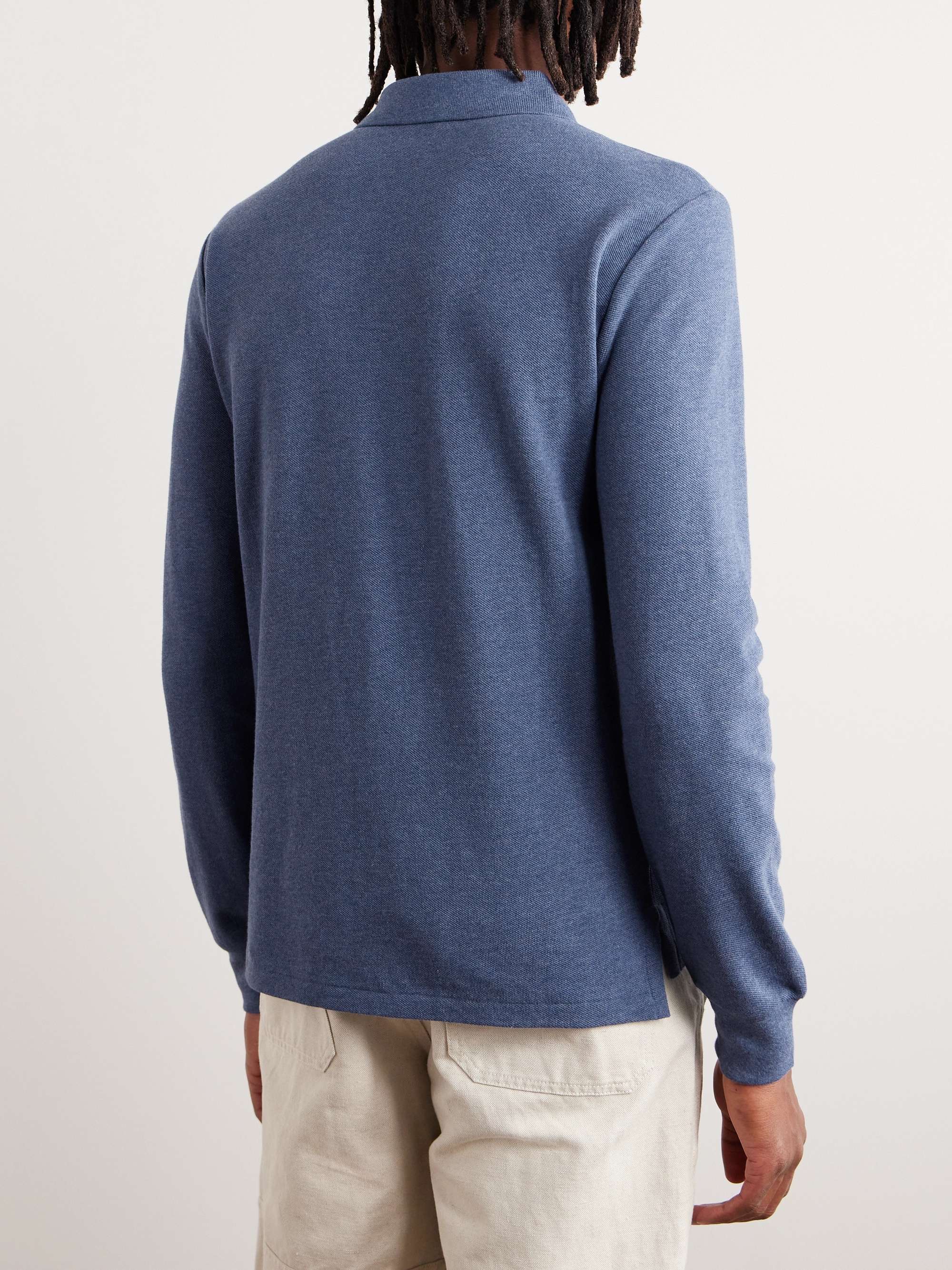 POLO RALPH LAUREN Logo-Embroidered Cotton-Piqué Polo Shirt for Men | MR ...