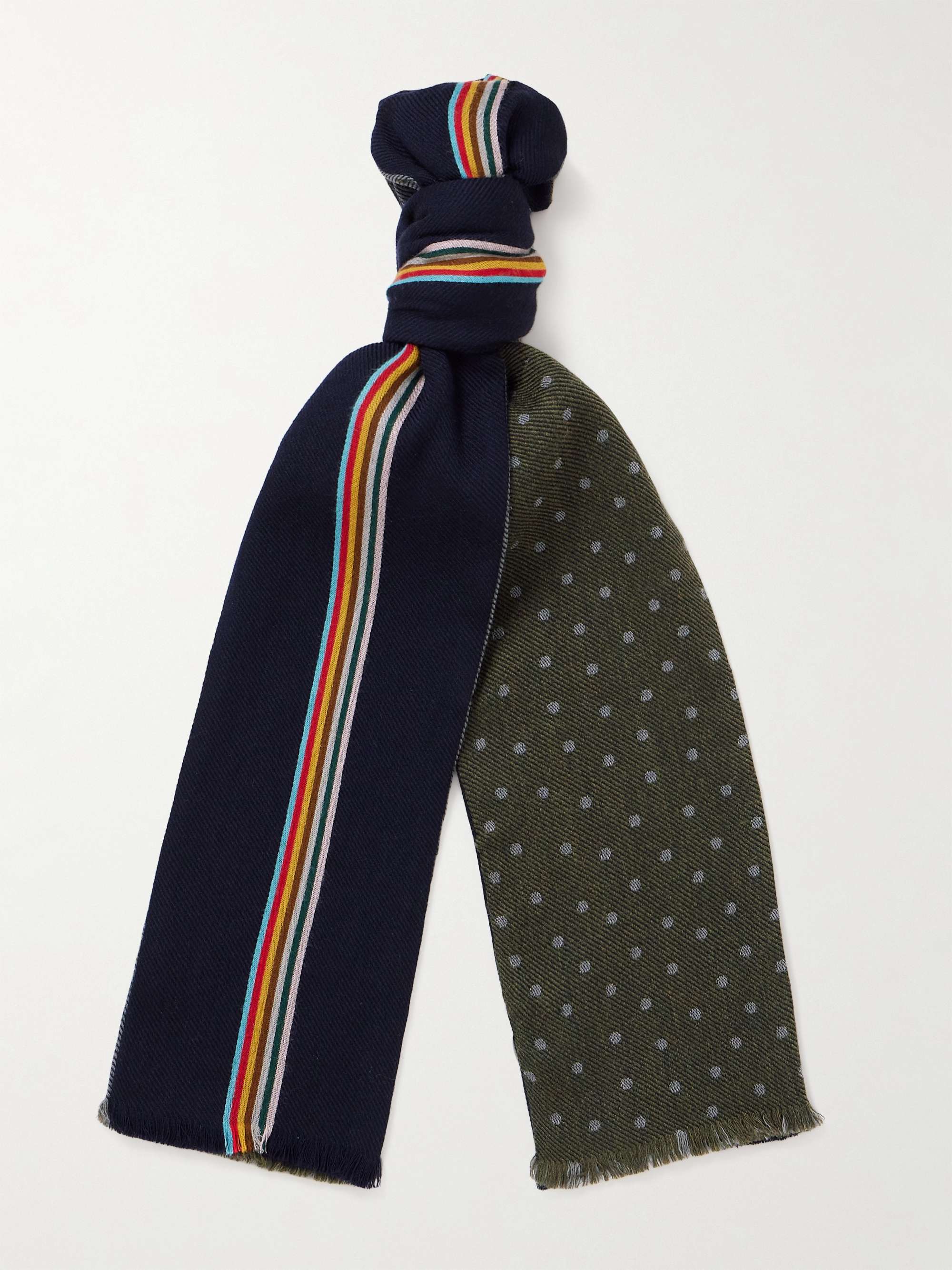Paul Smith Wool and Cashmere-Blend Scarf