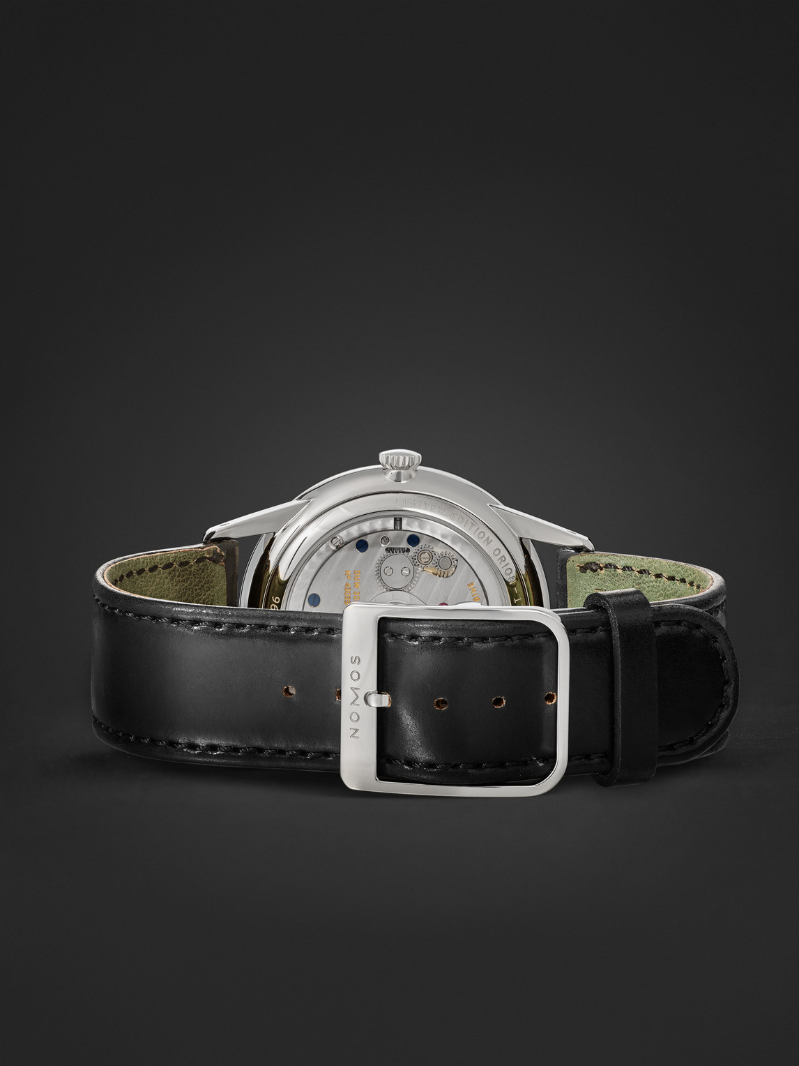  Nomos Glashütte - Orion Neomatik Automatic 38.5 Stainless Steel And Leather Watch, Ref. No. 345.s1 - Men - Silver 