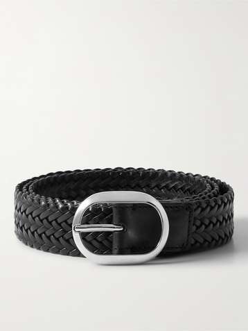  Mens Braided Leather Belt