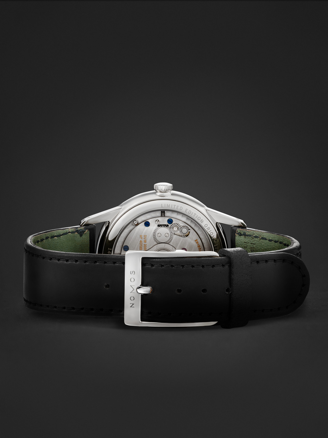  Nomos Glashütte - Orion Neomatik Limited Edition Automatic 36.4mm Stainless Steel And Leather Watch, Ref. No. 395.s1 - Men - White 