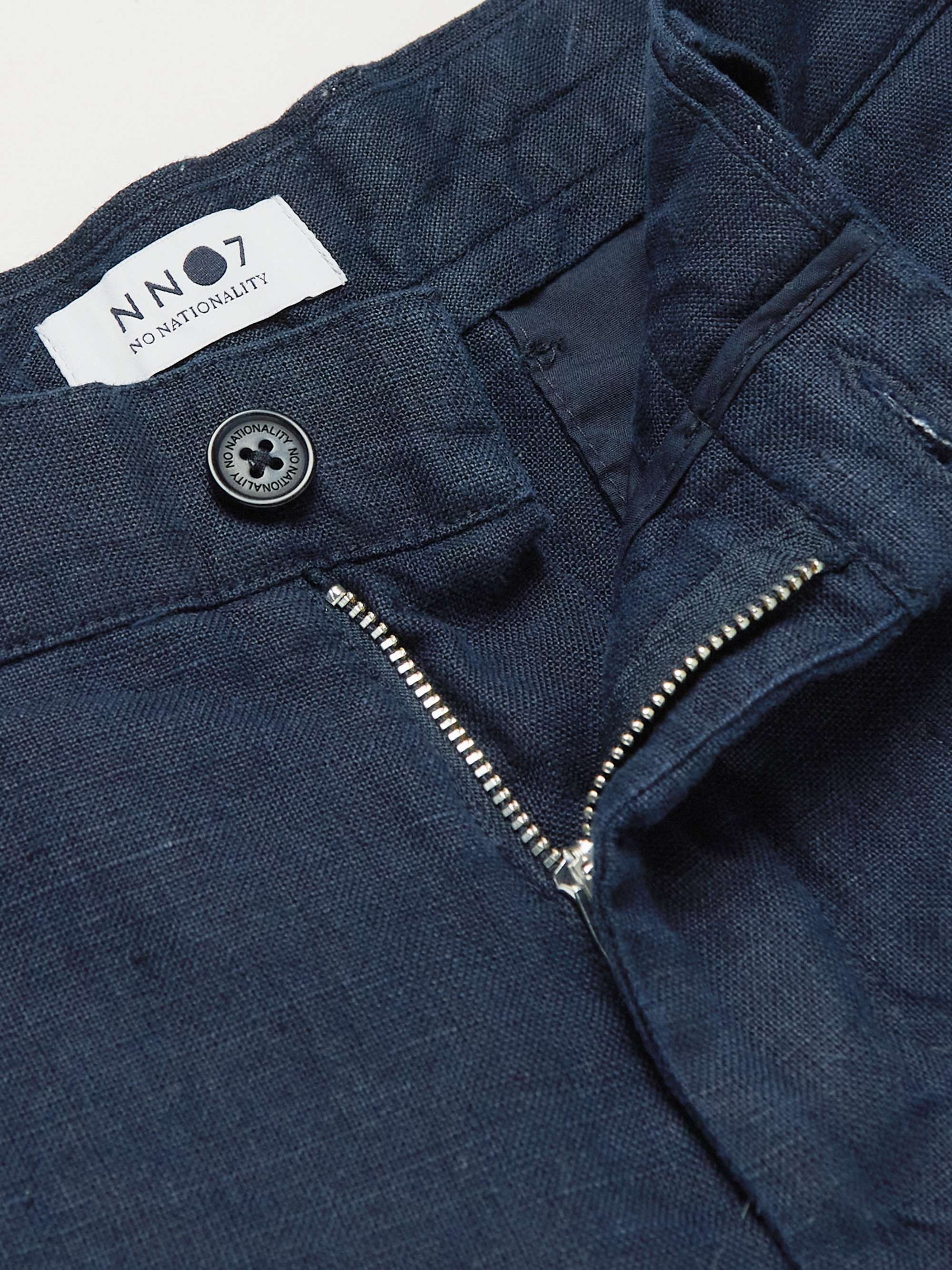 NN07 Karl Tapered Linen Chinos