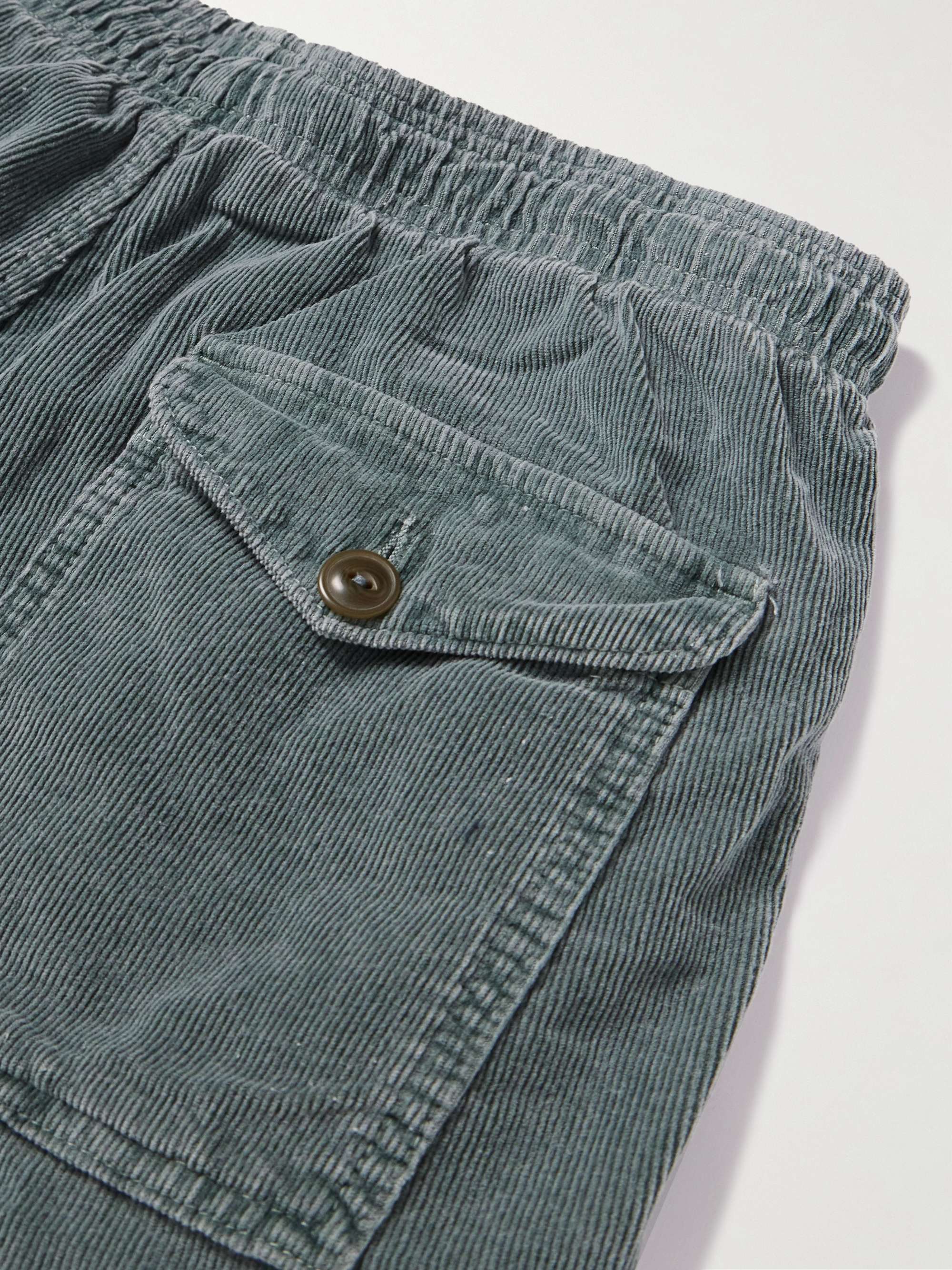 SAVE KHAKI UNITED Easy Cotton-Corduroy Drawstring Shorts