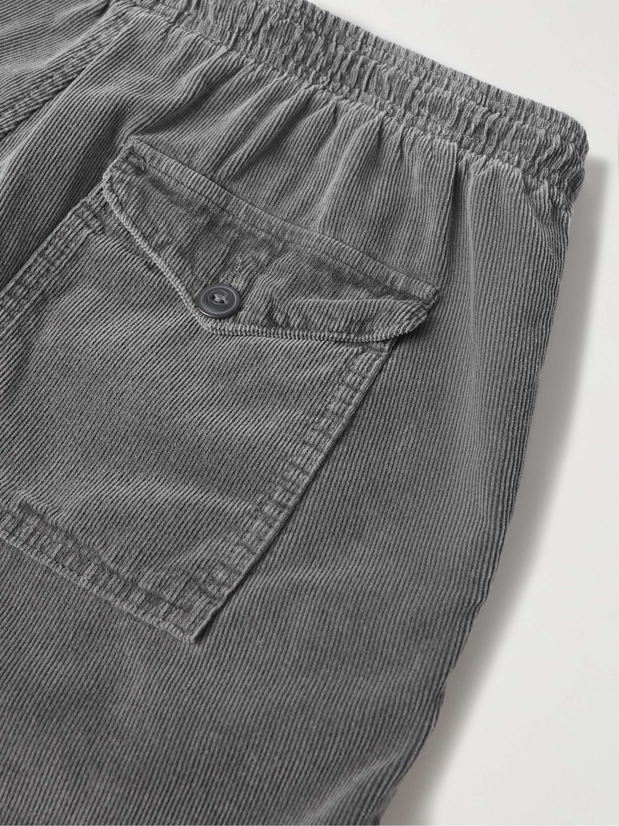 SAVE KHAKI UNITED Easy Cotton-Corduroy Drawstring Shorts