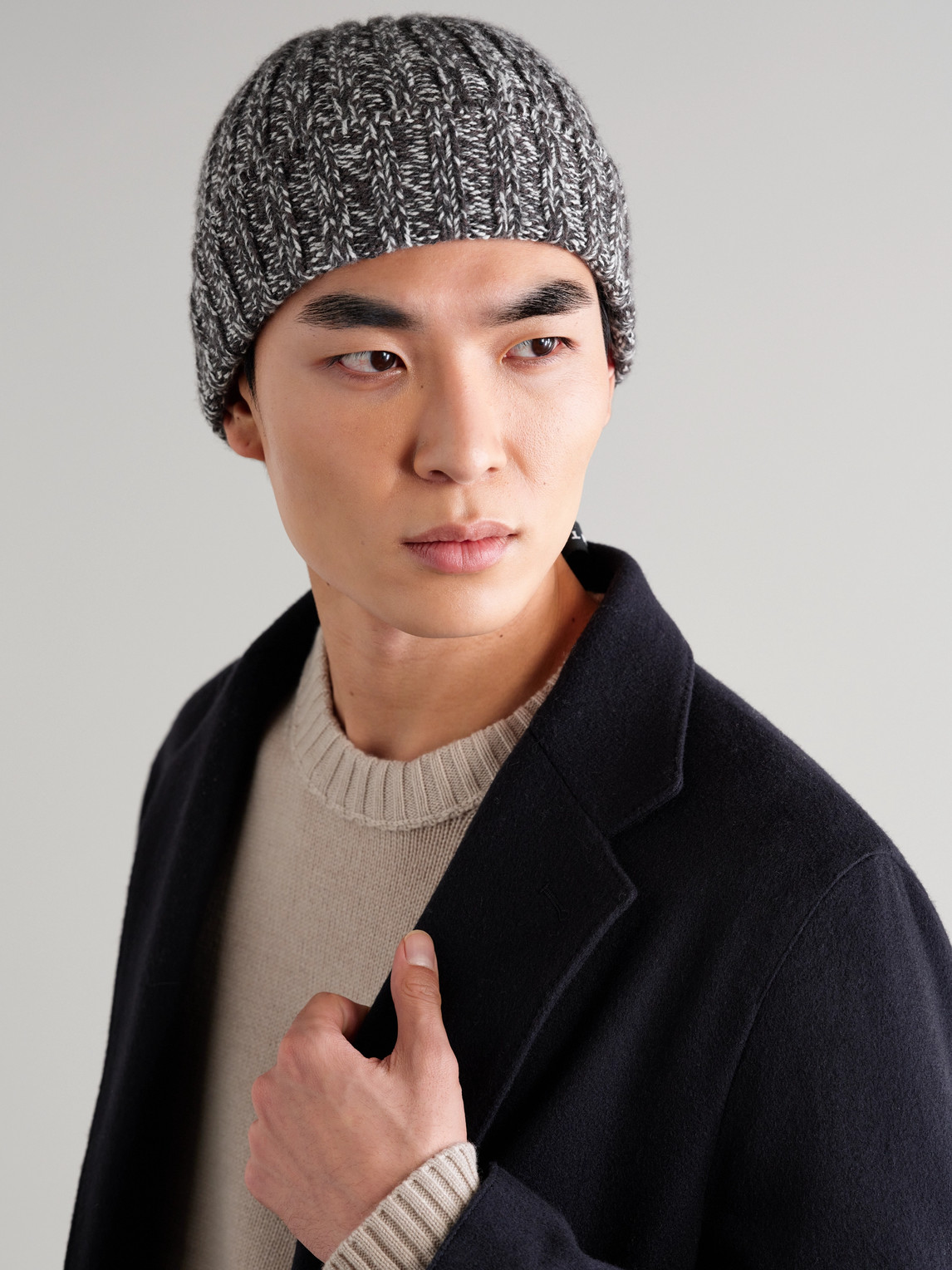 Brunello Cucinelli - Ribbed Cashmere Beanie - Curated Menswear