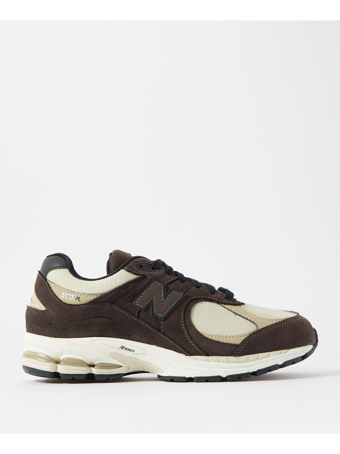 New Balance 2002r Leather-trimmed Suede And Mesh Trainers In Brown