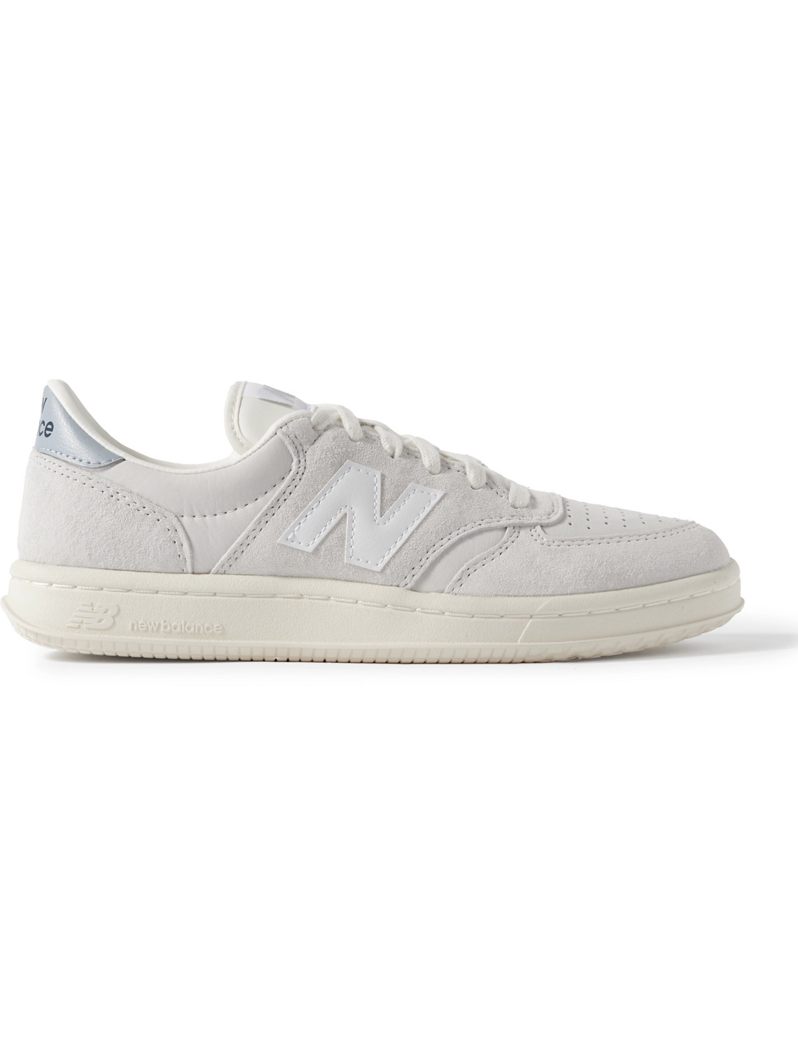 NEW BALANCE CT500 LEATHER-TRIMMED SUEDE AND NUBUCK trainers