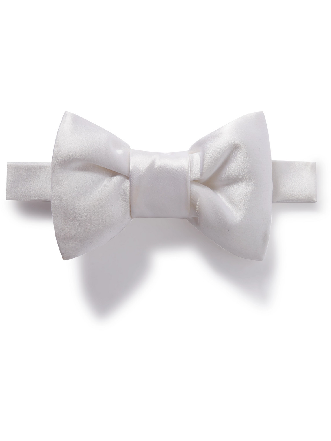 Tom Ford Pre-tied Silk-satin Bow Tie In White