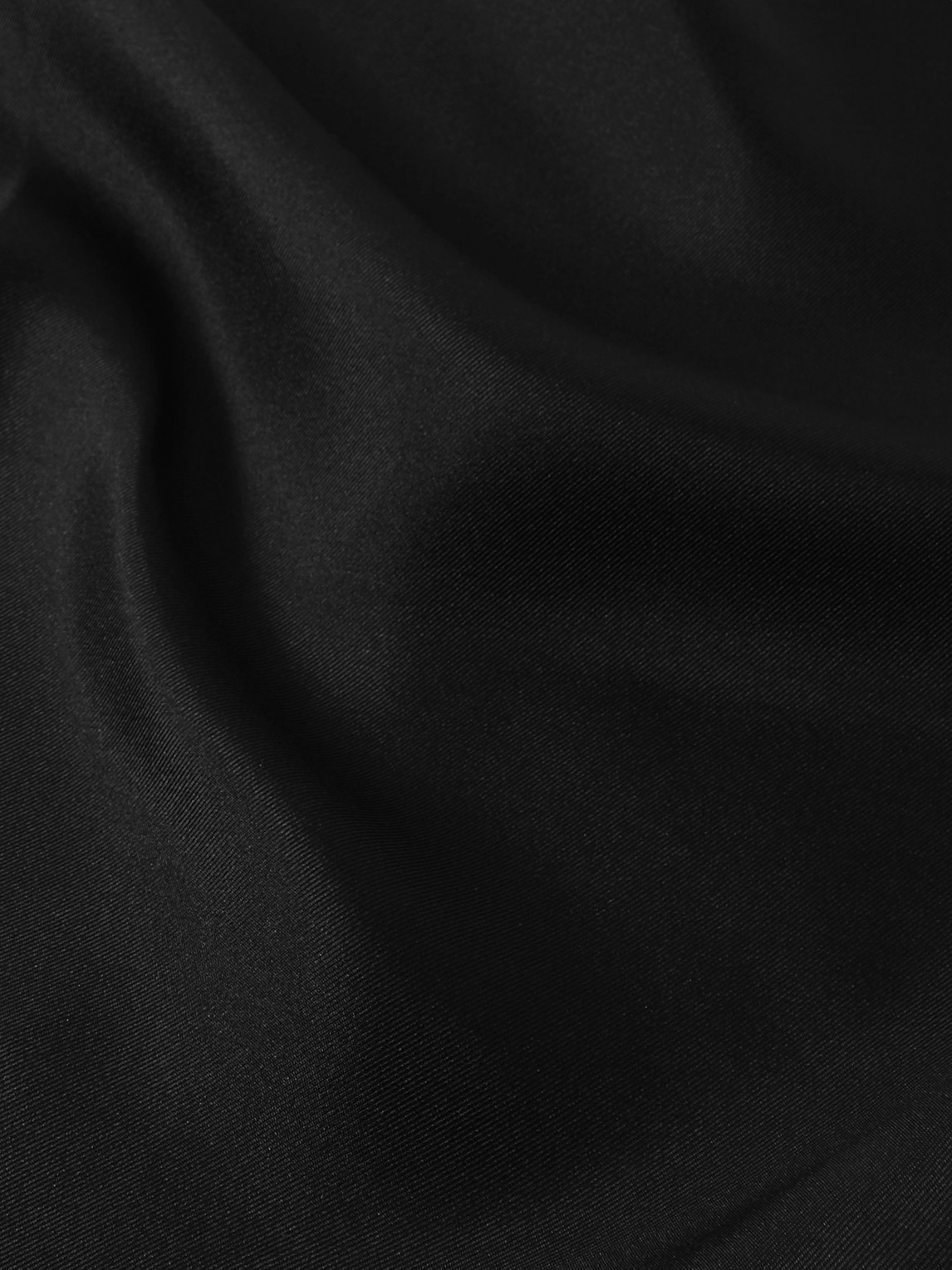  Tom Ford - Silk-twill Pocket Square - Men - Black 