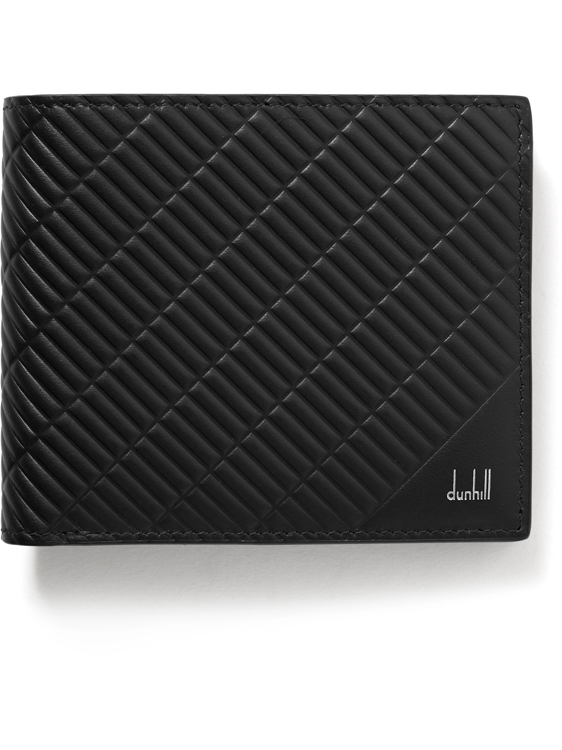 Dunhill Contour Quilted Leather Billfold Wallet In Black