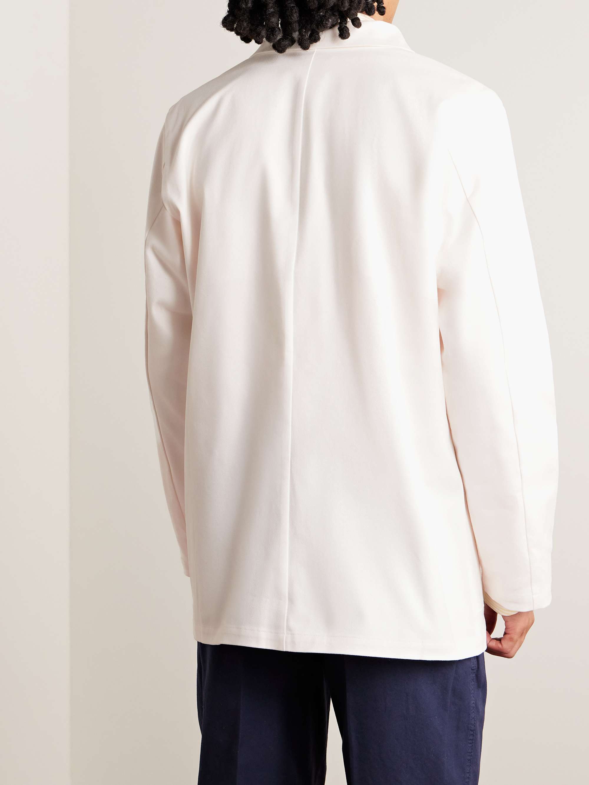 GHIAIA CASHMERE Cotton-Twill Blazer