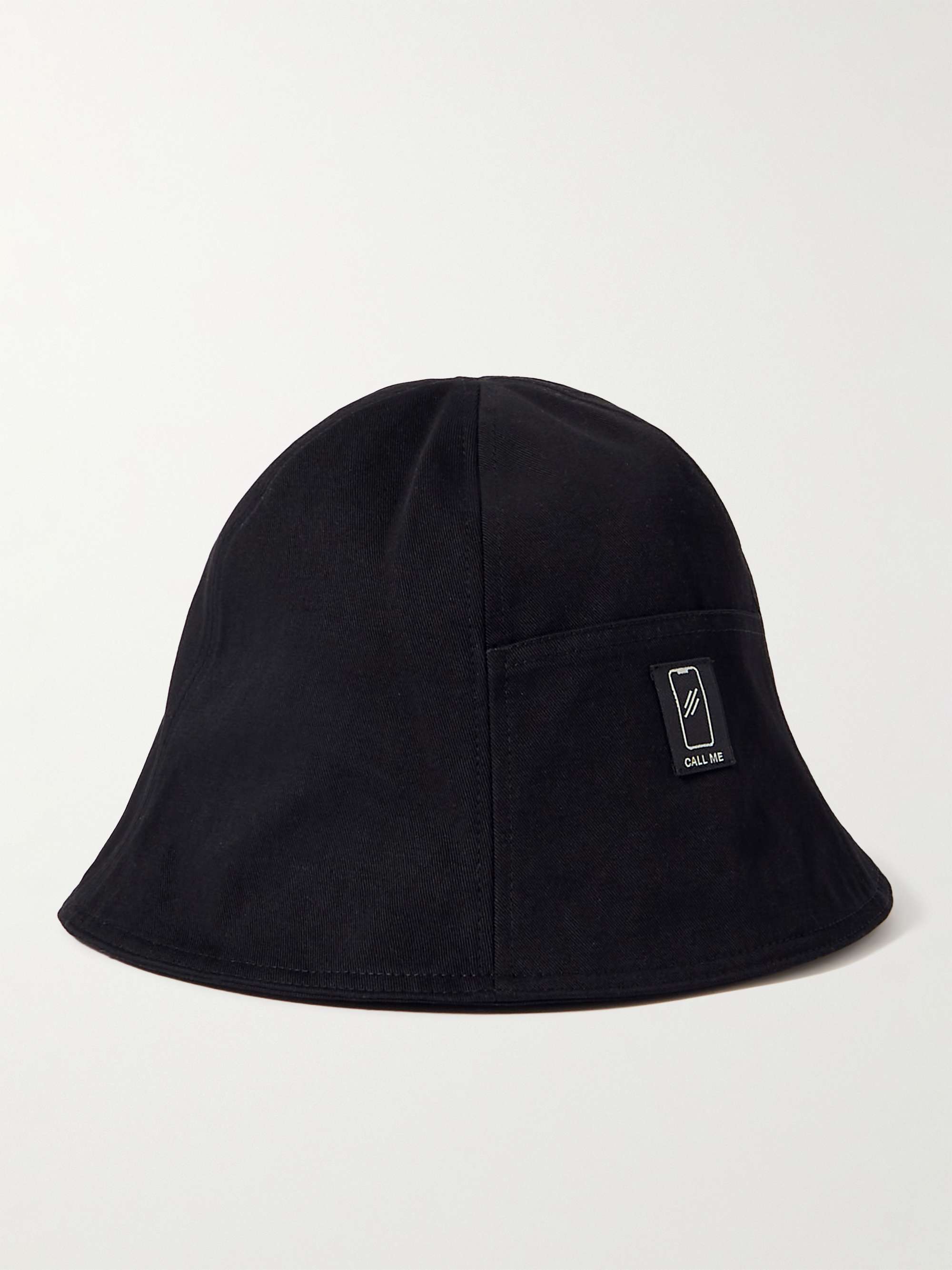 Bernard Logo-Appliquéd Cotton-Twill Bucket Hat
