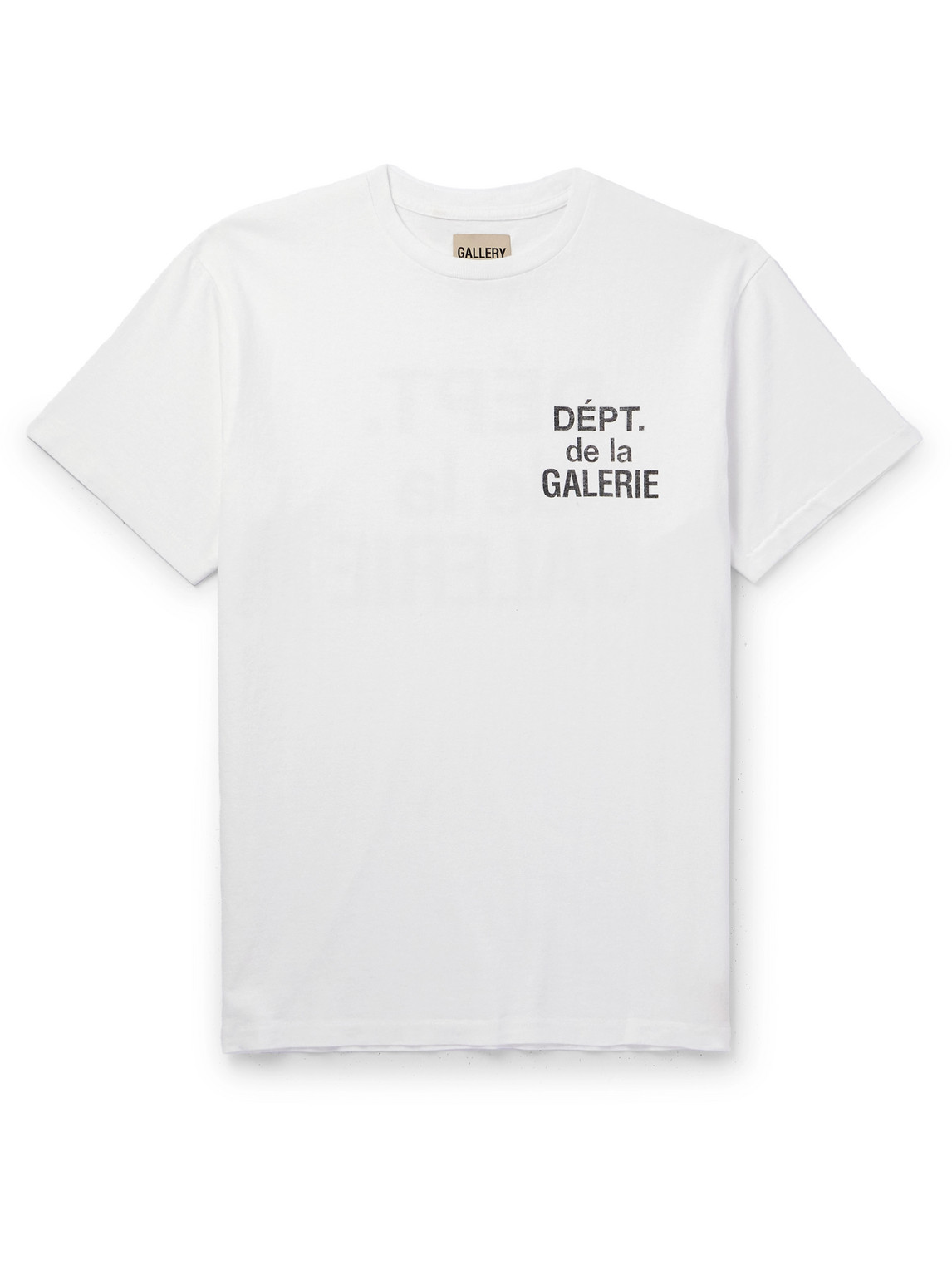 Gallery Dept. Logo-printed Cotton-jersey T-shirt In White