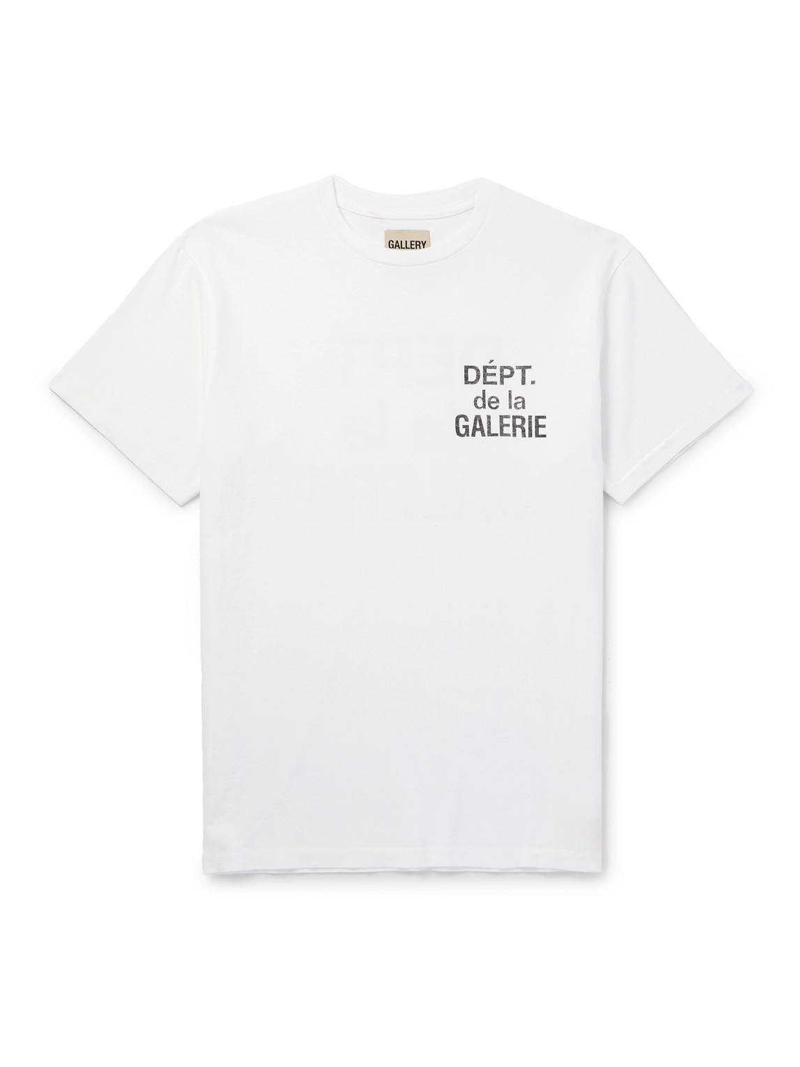 Gallery Dept. Logo-printed Cotton-jersey T-shirt In White