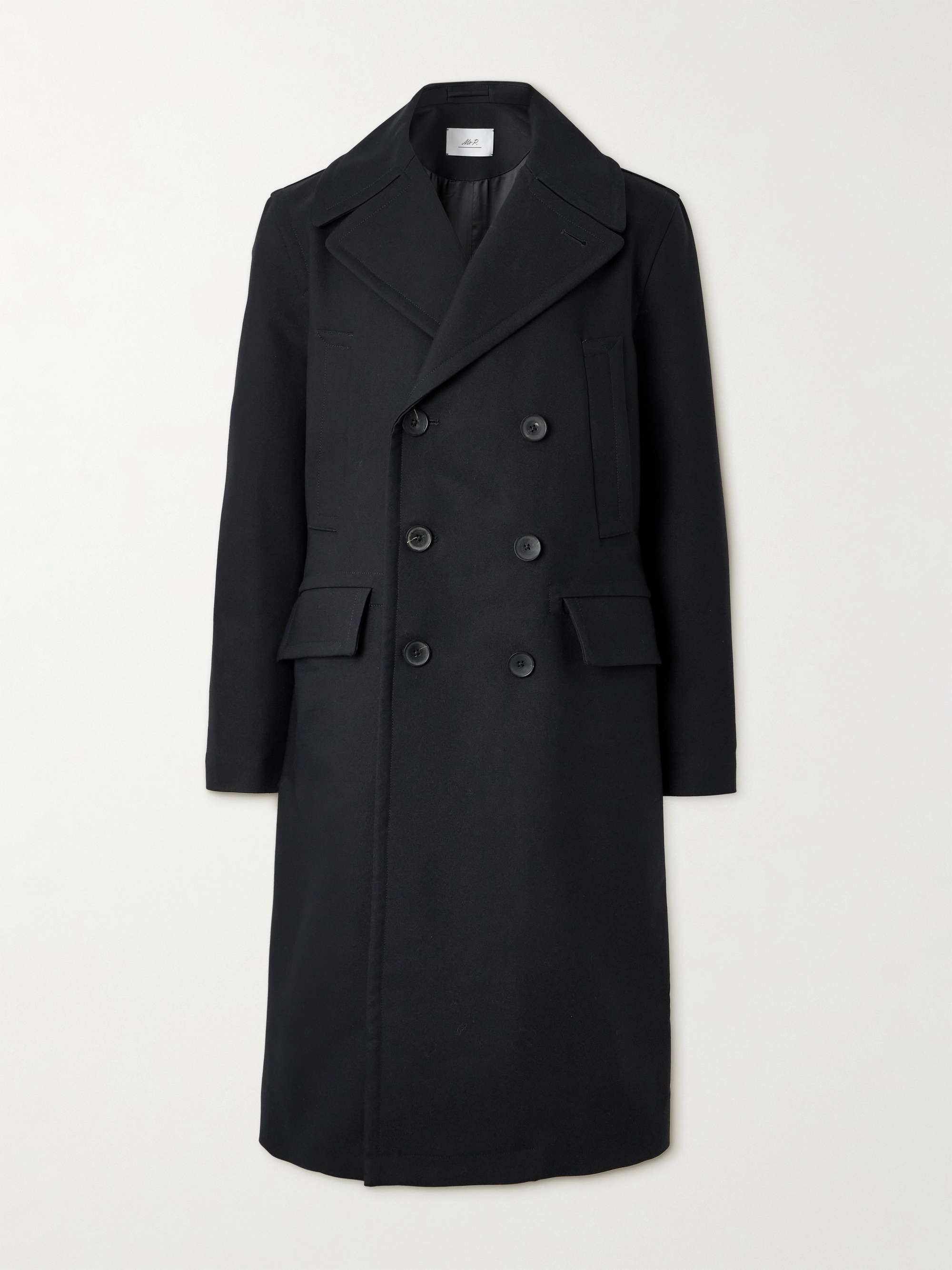 MR P. Great Double-Breasted Woven Coat for Men | MR PORTER