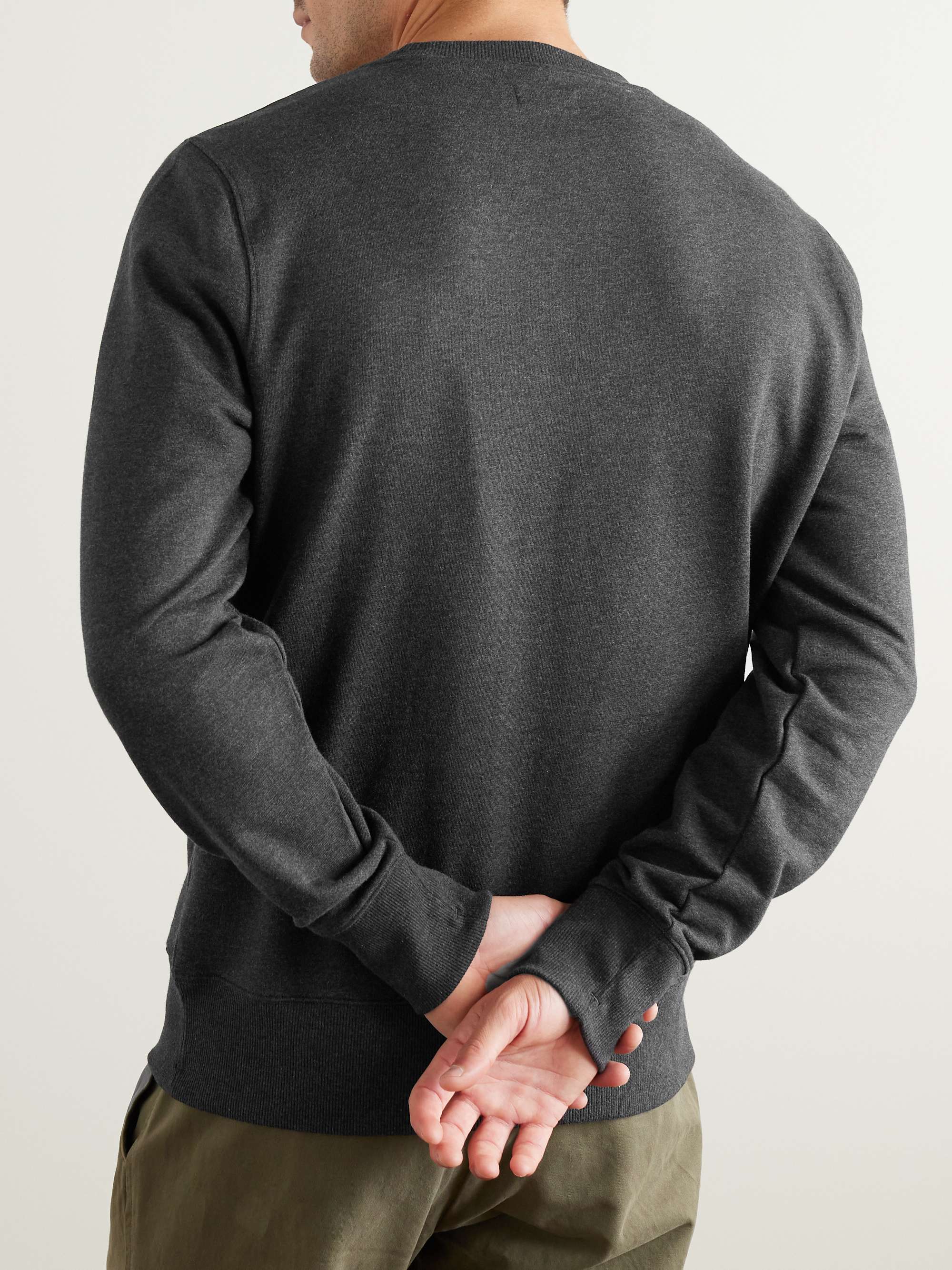 RAPHA Logo-Embroidered Cotton-Jersey Sweatshirt