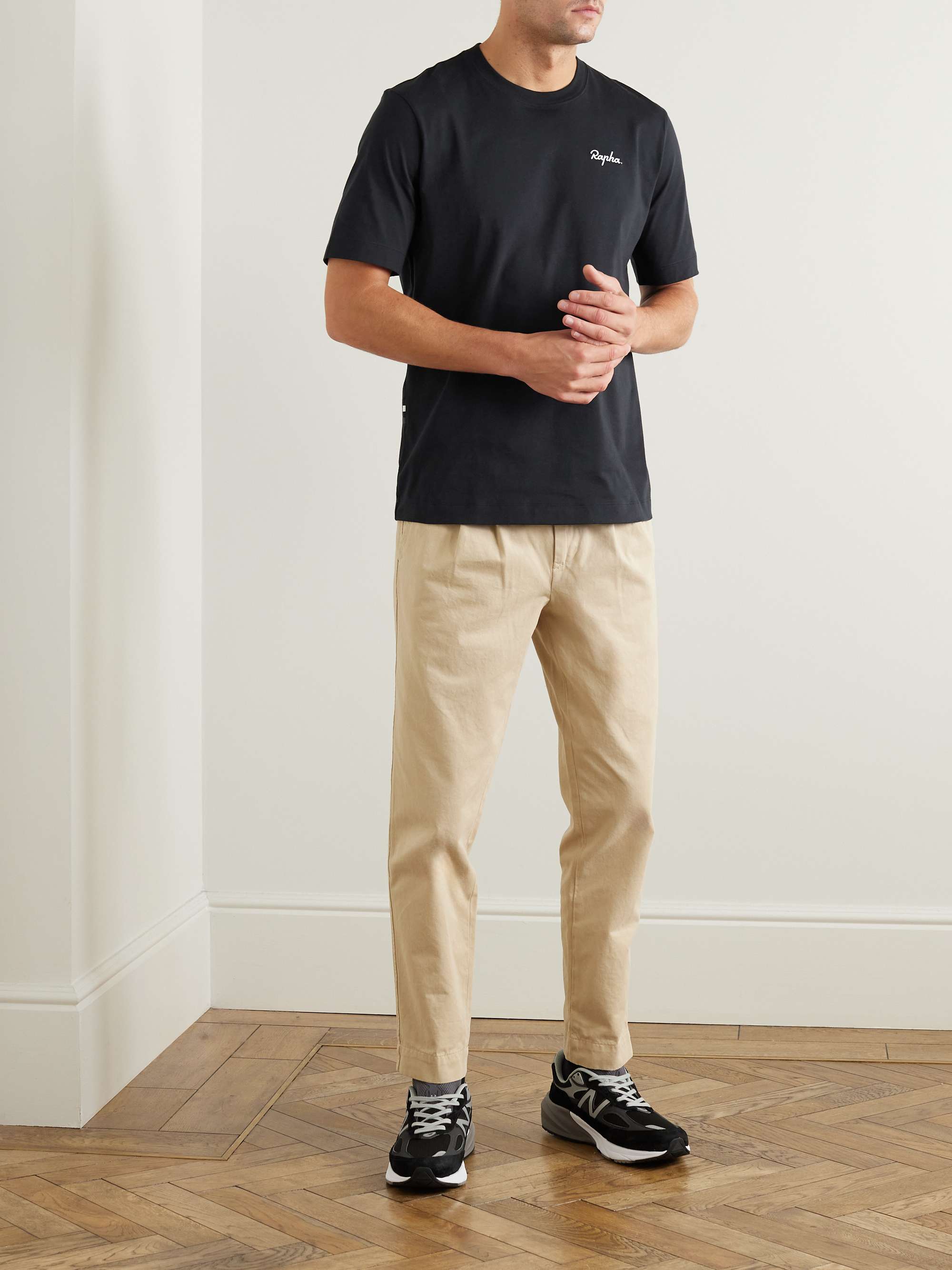 RAPHA Logo-Embroidered Cotton-Jersey T-Shirt