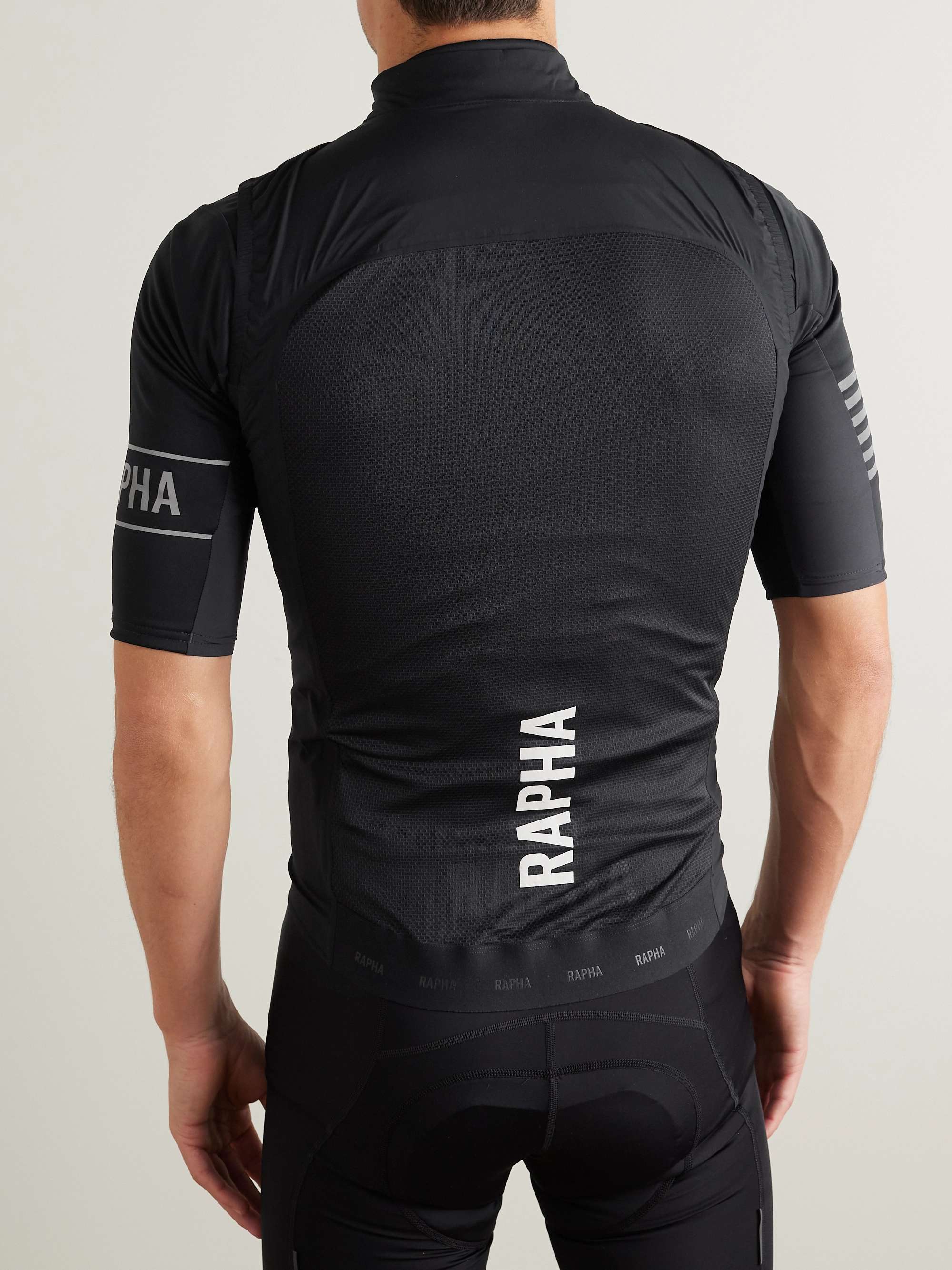 RAPHA Pro Team Mesh-Panelled Stretch-Nylon Cycling Gilet