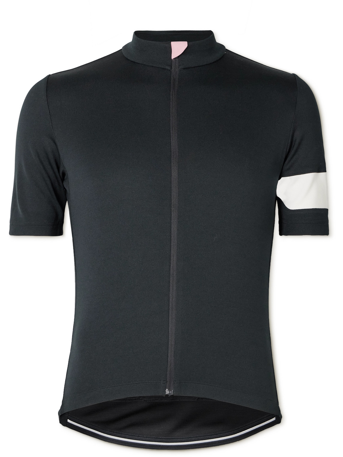 Rapha Classic Two-tone Recycled Cycling Jersey In Black