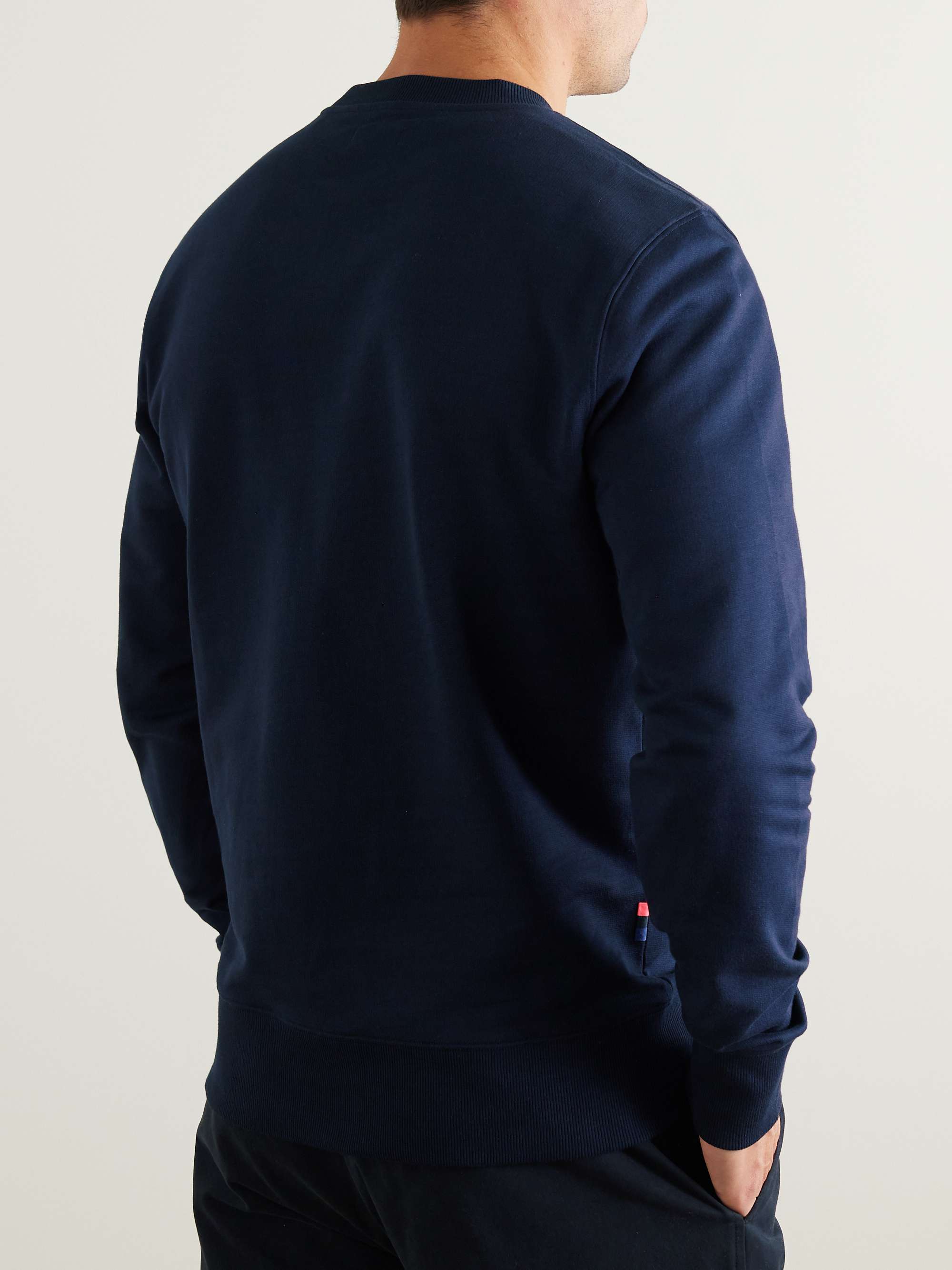 RAPHA Logo-Embroidered Cotton-Jersey Sweatshirt