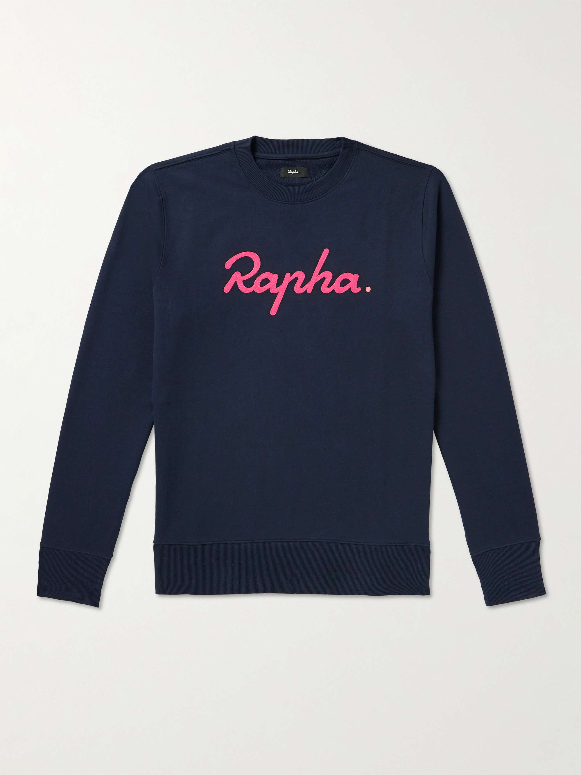 RAPHA Logo-Embroidered Cotton-Jersey Sweatshirt