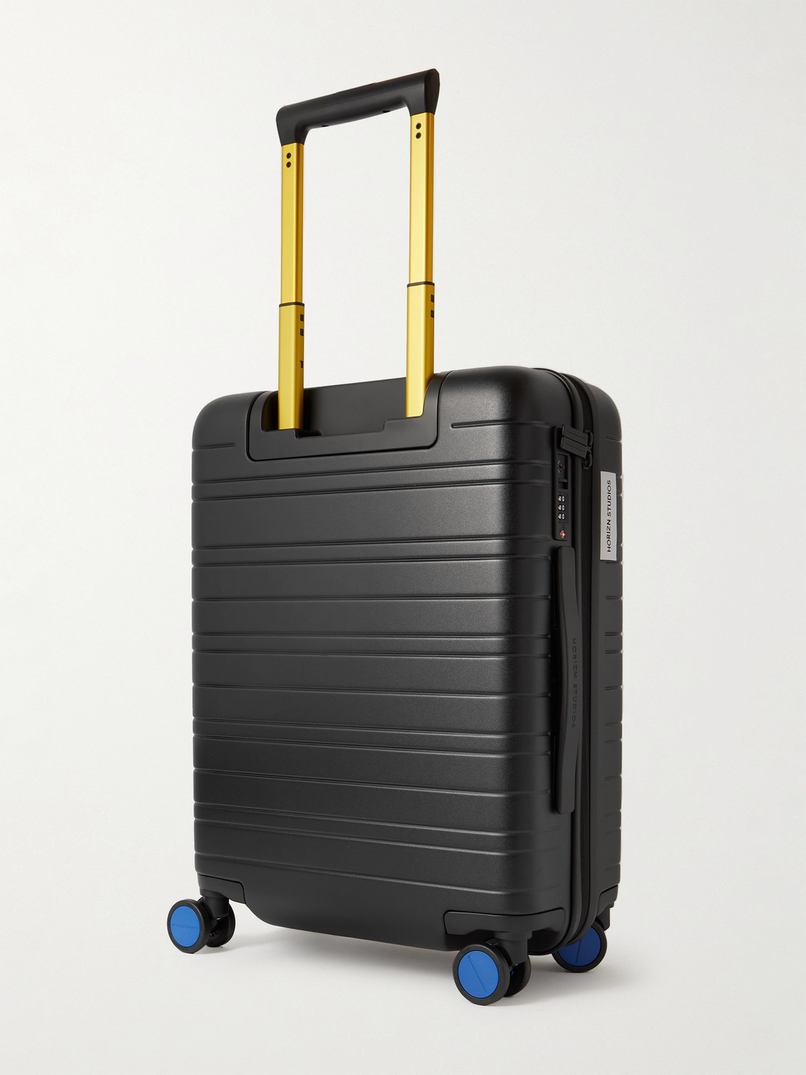 Shop Horizn Studios H5 Essential Id 55cm Polycarbonate Suitcase In Black