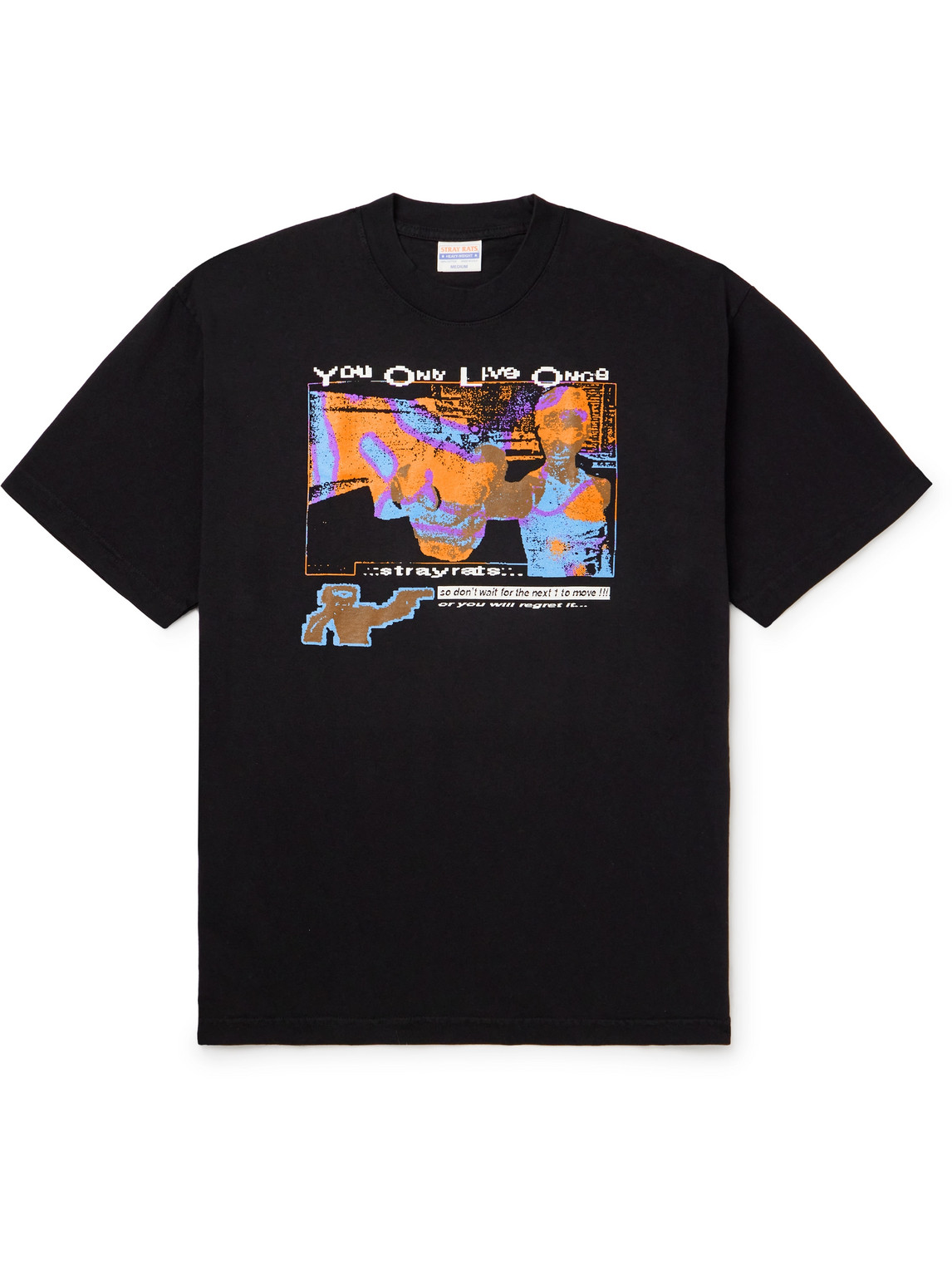 Yolo Printed Cotton-Jersey T-Shirt