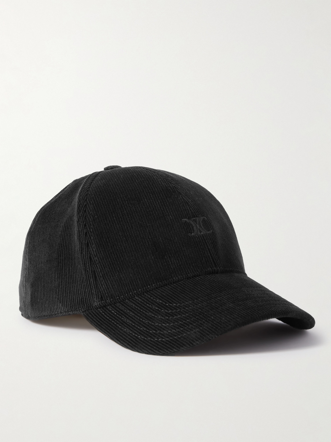 Logo-Embroidered Cotton-Corduroy Baseball Cap