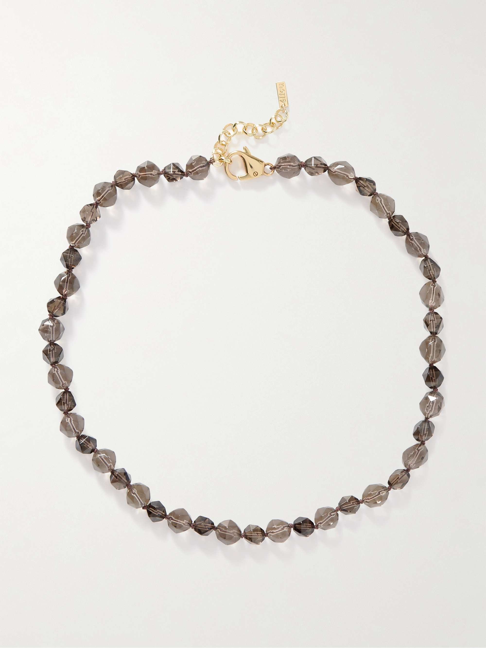 Men's smoky quartz discount necklace