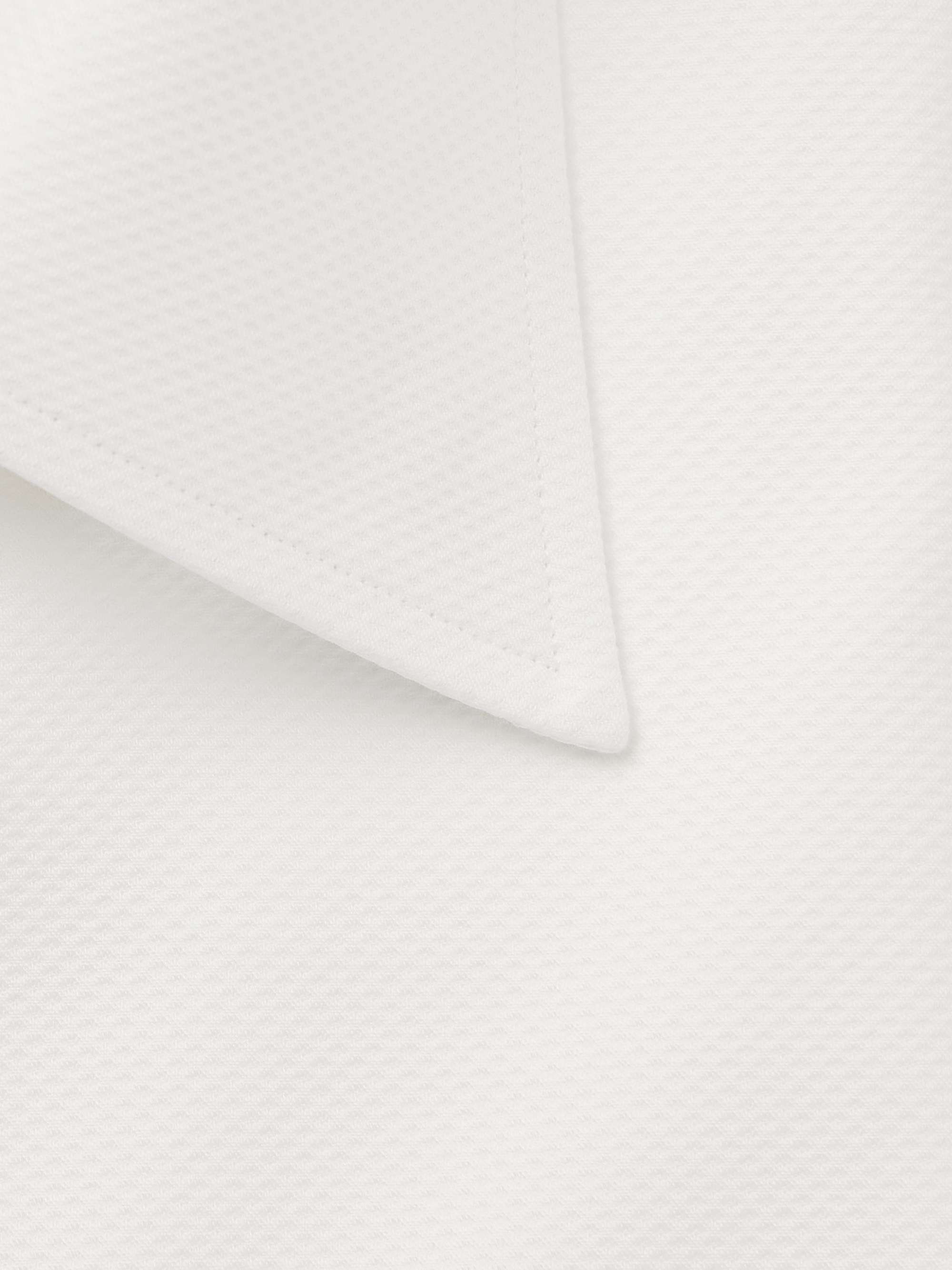 TOM FORD Double-Cuff Cotton-Piqué Tuxedo Shirt