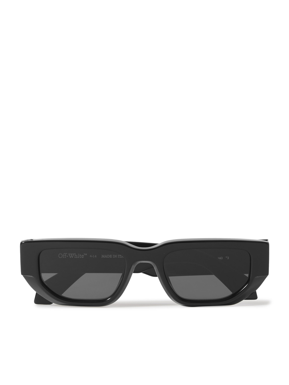 Off-white Greeley Square-frame Acetate Sunglasses In Black