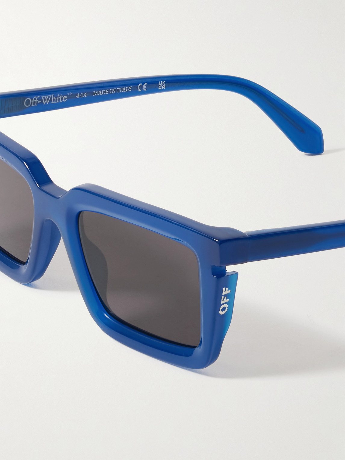 Shop Off-white Tucson Square-frame Acetate Sunglasses In Blue
