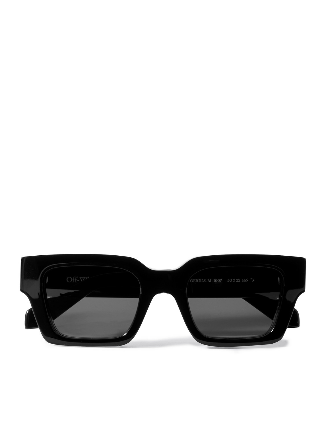 Off-white Virgil D-frame Acetate Sunglasses In Black